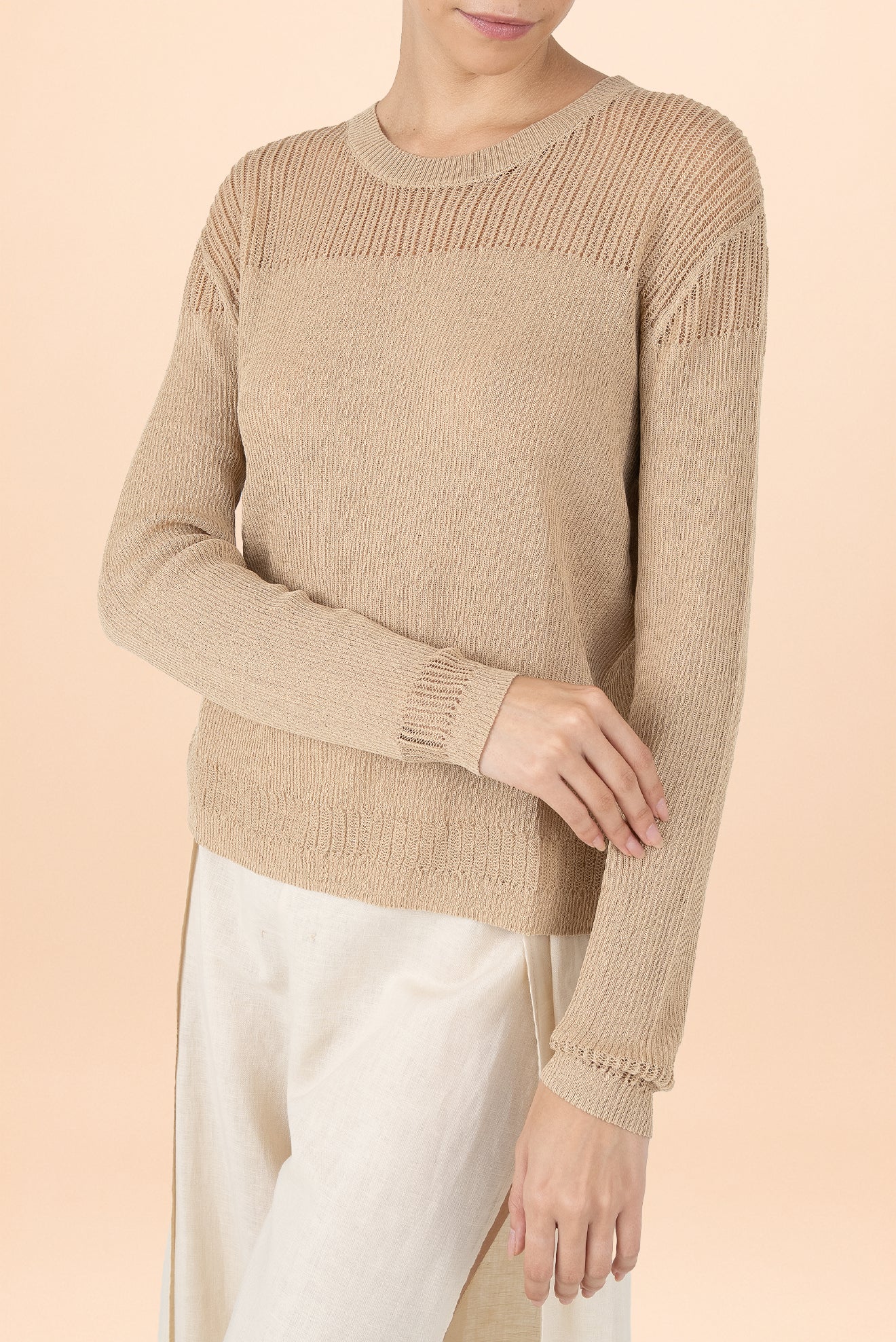 Lorena Mangas Detalle Blouse Taupe