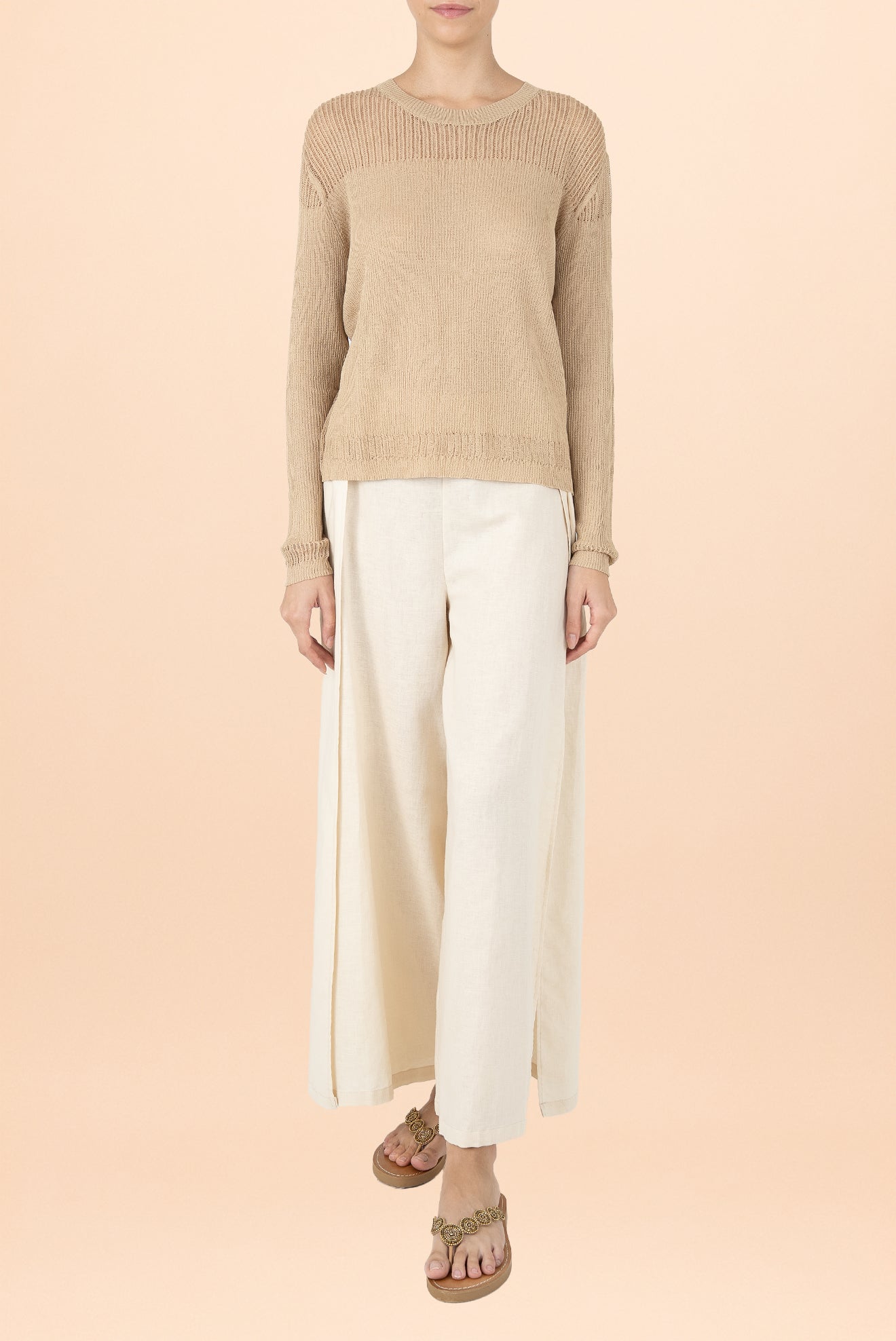 Lorena Mangas Detalle Blouse Taupe