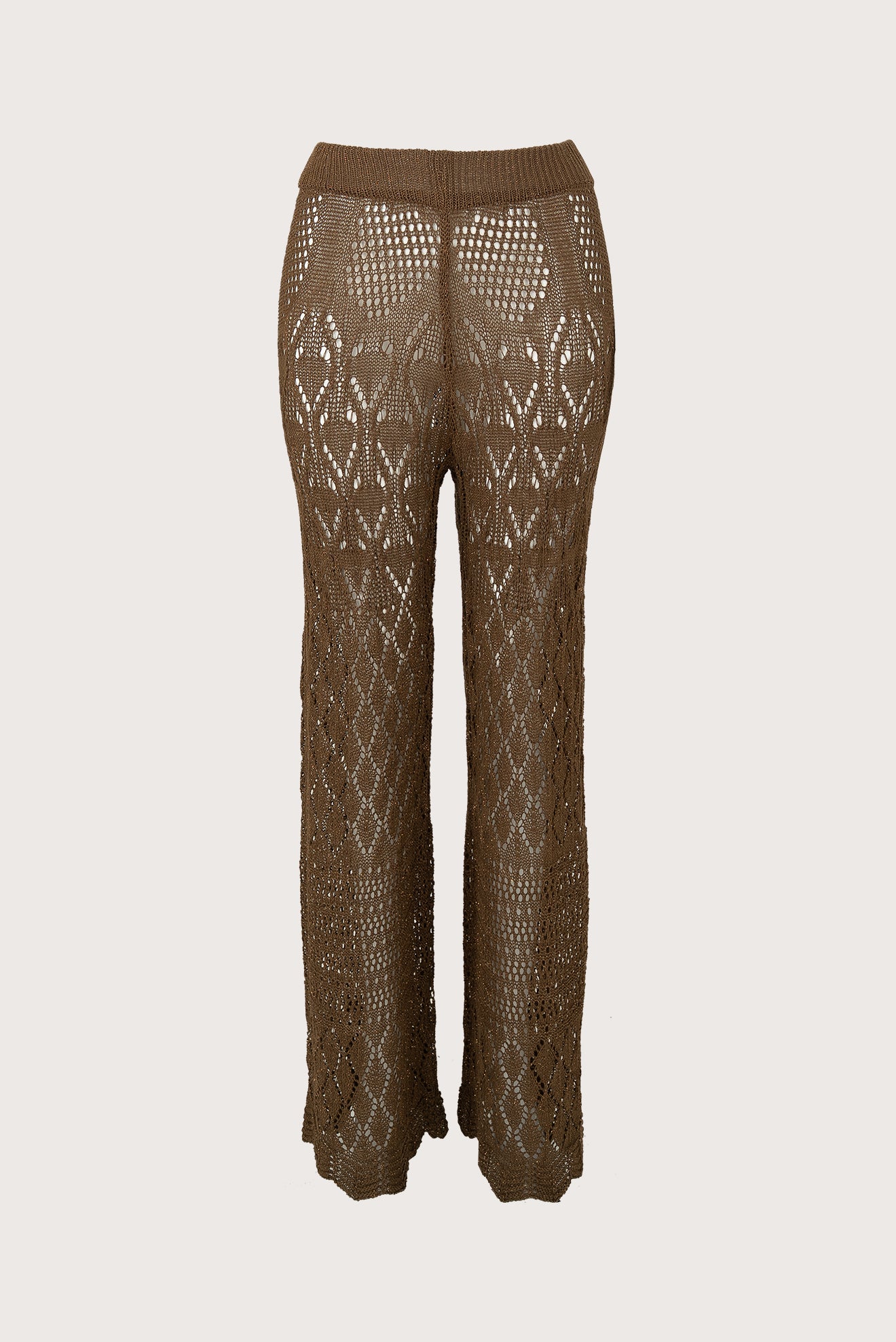 Caraiba Knitted Pants Brown