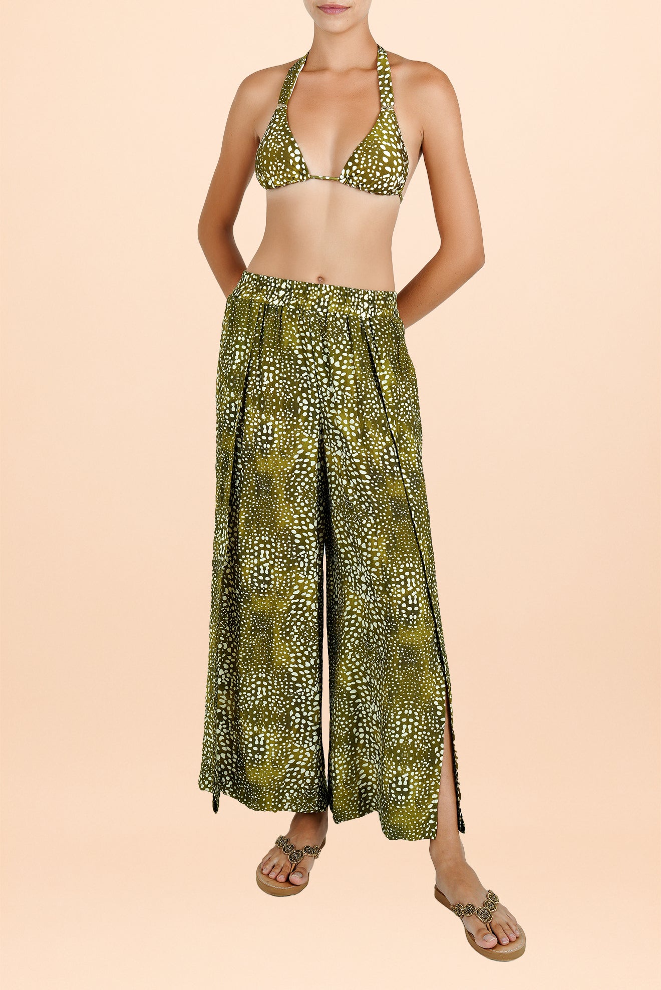 Nenufar Wide Leg Beach Pants