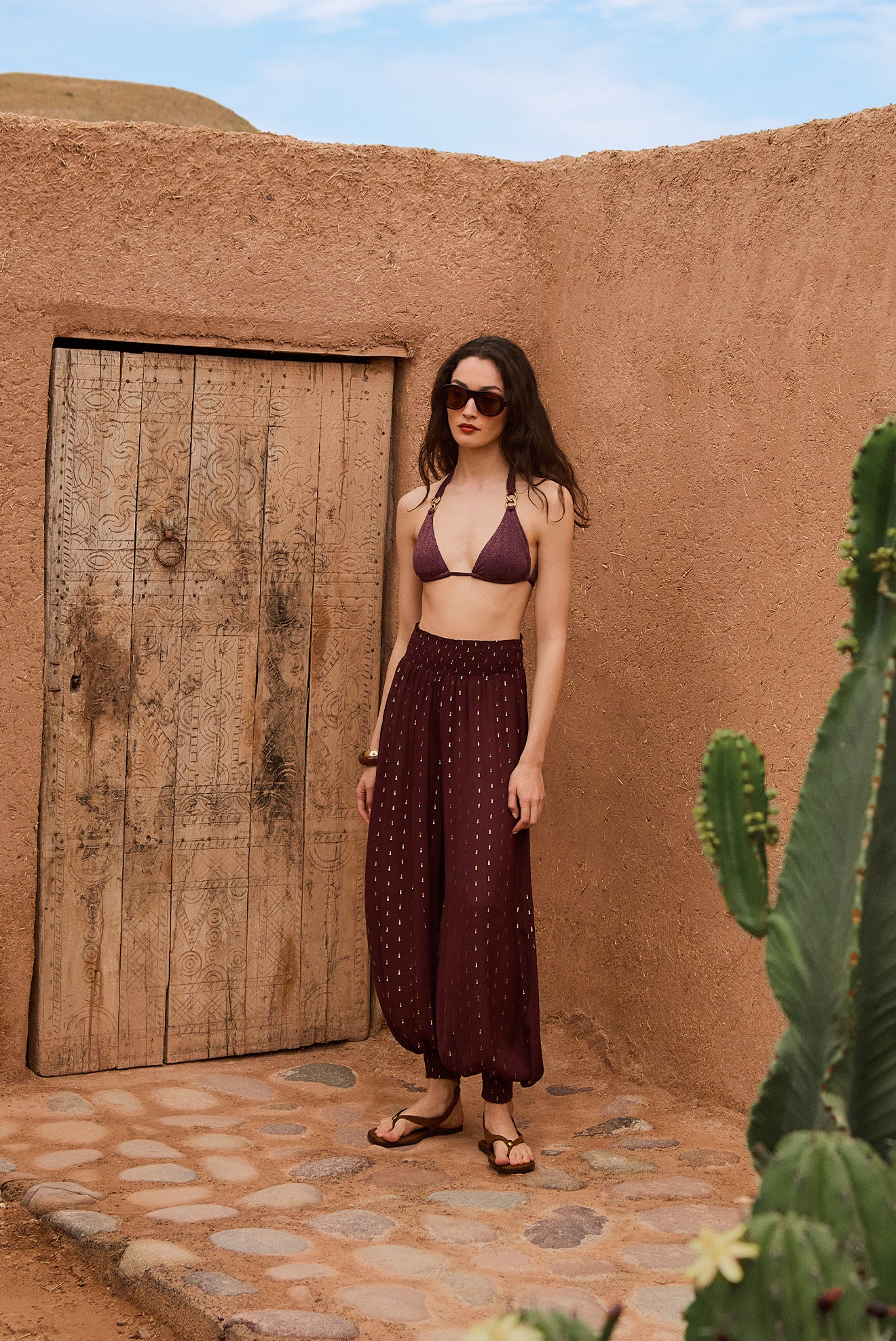 Purple Sabia Pants