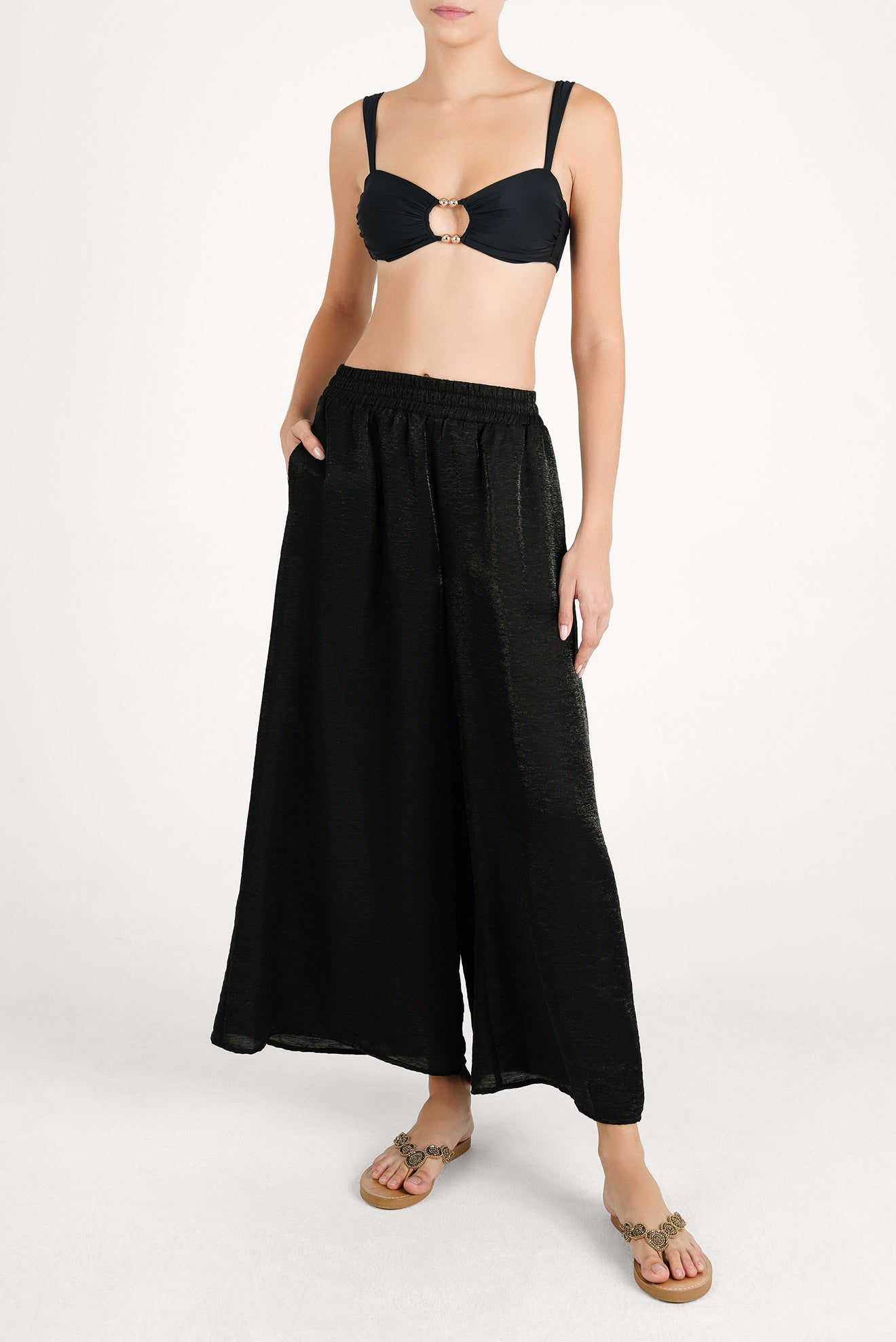 Pantalón Ilhabela Shine Negro