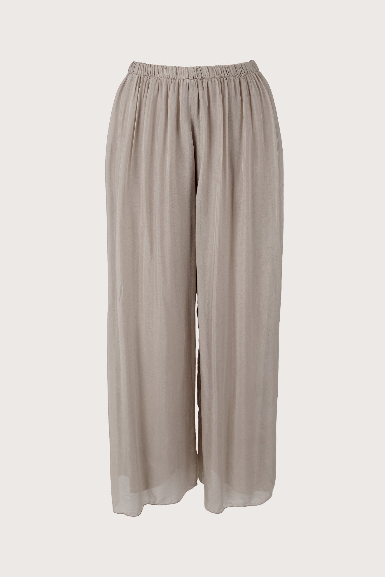 Pantalon Amplio Seda Fango, vista frontal