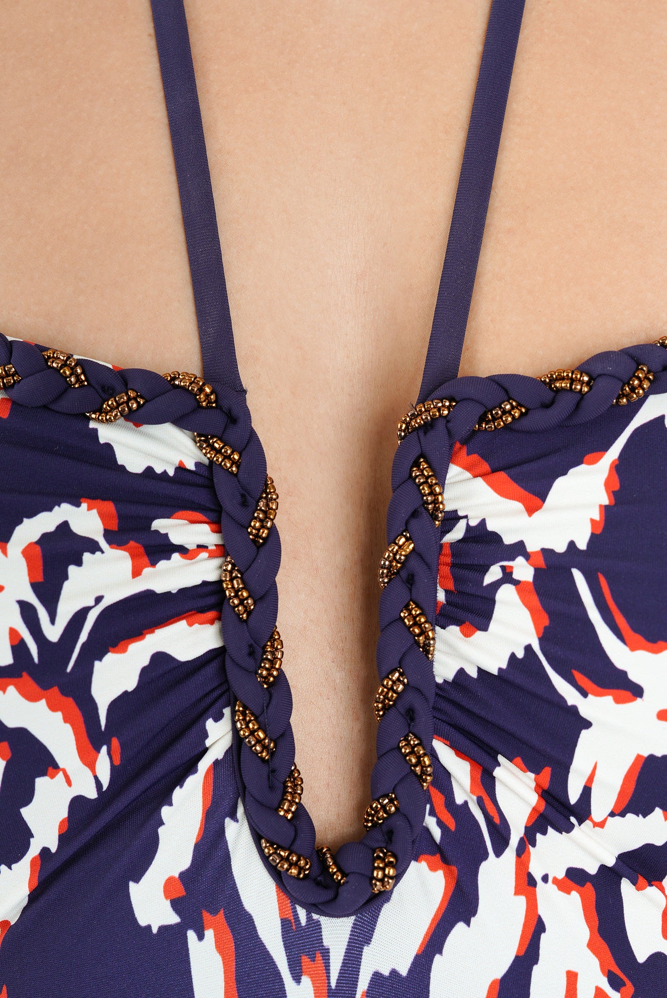 Entero Top U Bordado Lazuli