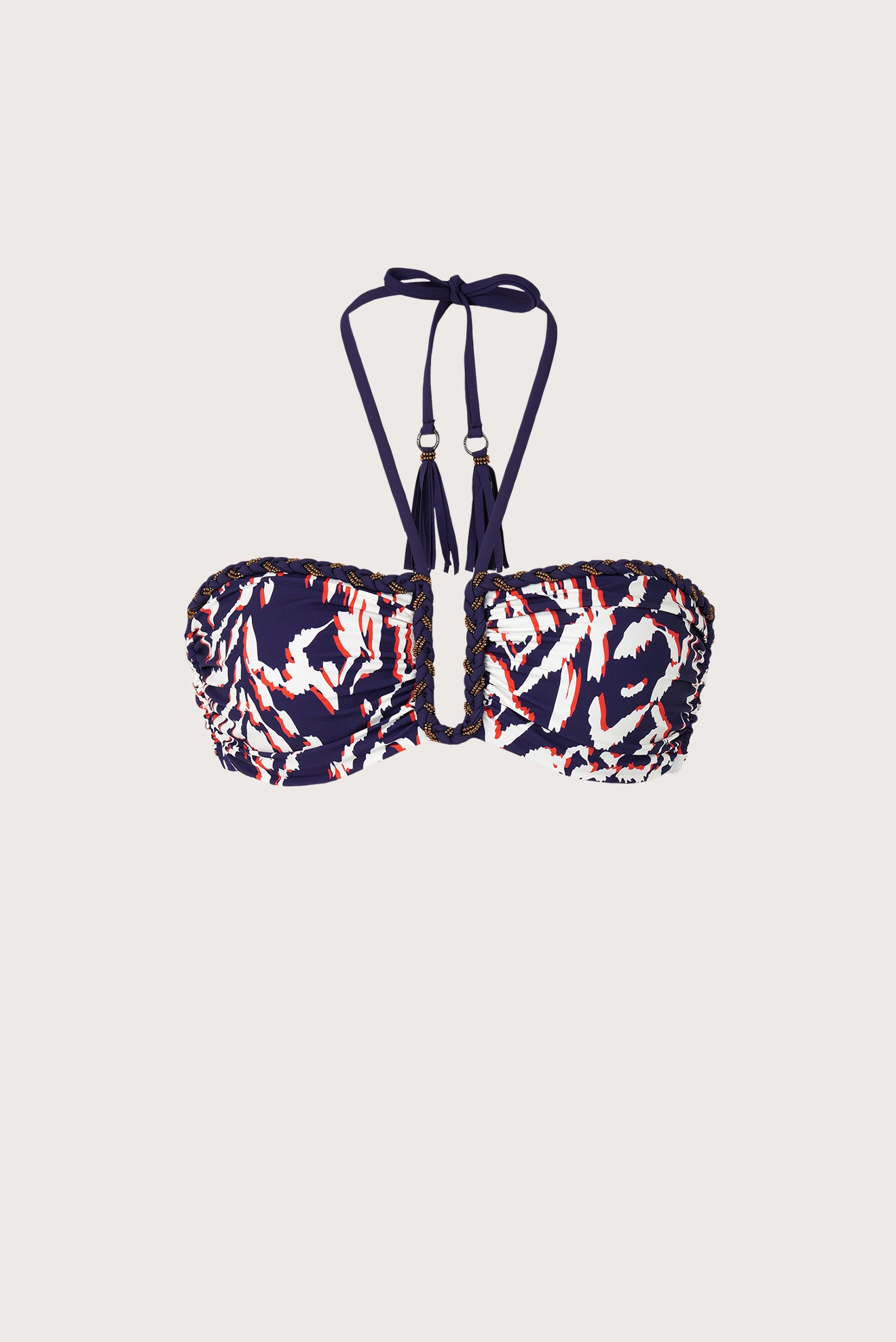 Lazuli Embroidered U-Bandeau Top