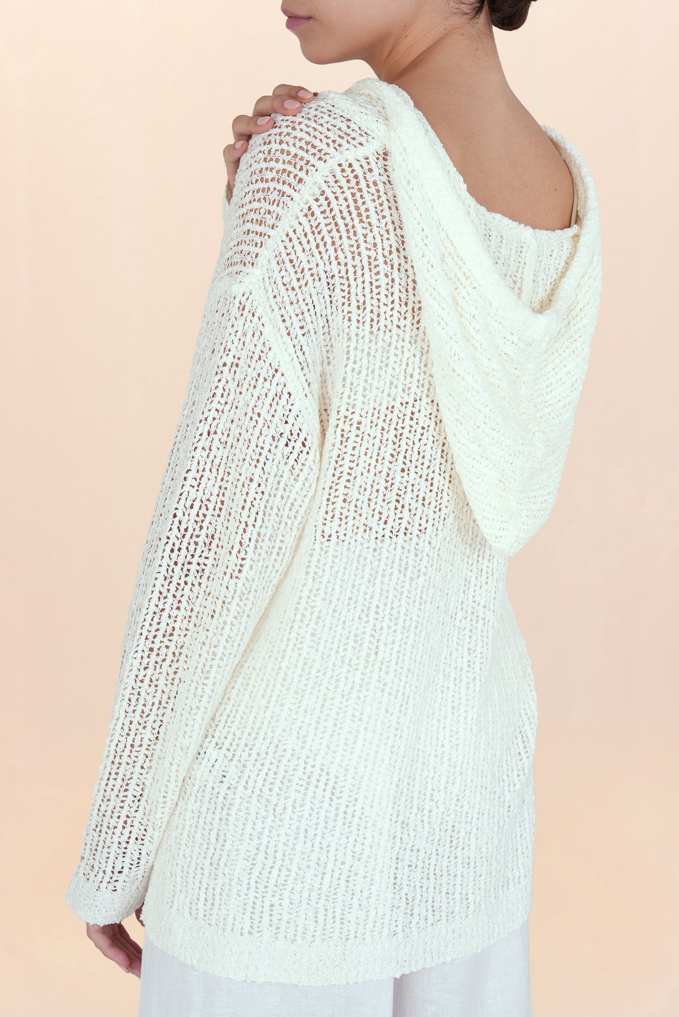 Genie Sudadera con Capucha Blanca