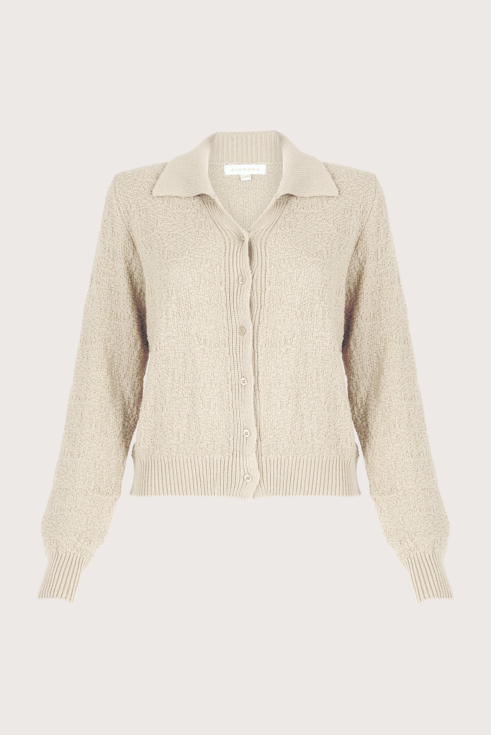 Genie Buttoned Beige