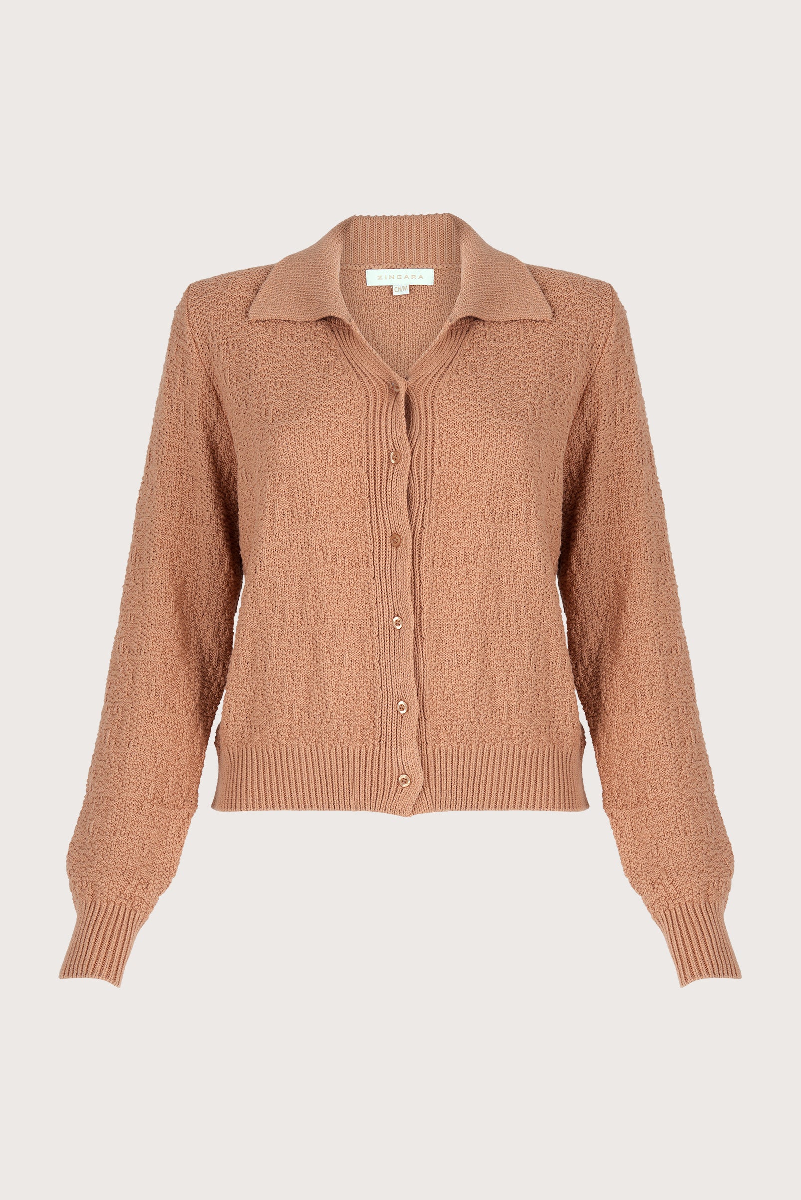 Genie Buttoned Brown