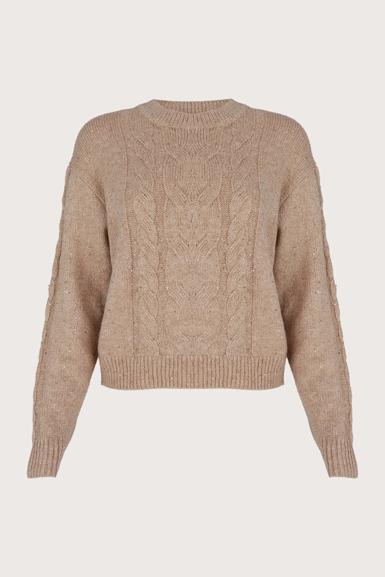 SUÉTER CLÁSICO AMALIA TAUPE Zingara