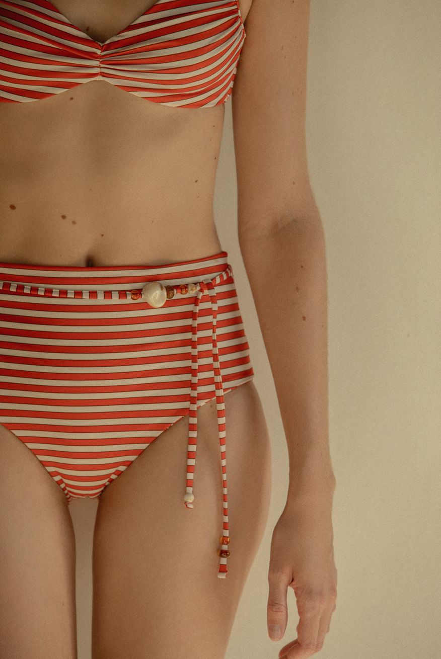 FIRENZE REVERSIBLE HIGH-WAISTED BIKINI BOTTOM