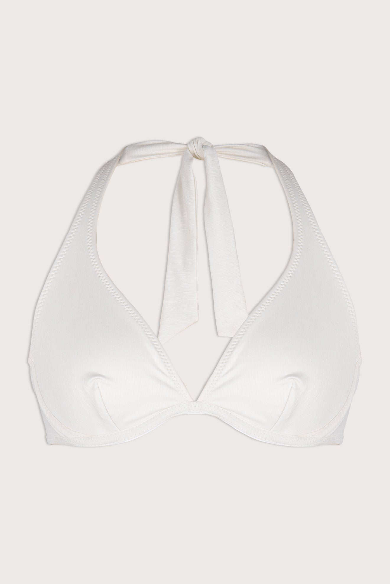 Halter Corset Bikini Top Novara Offwhite