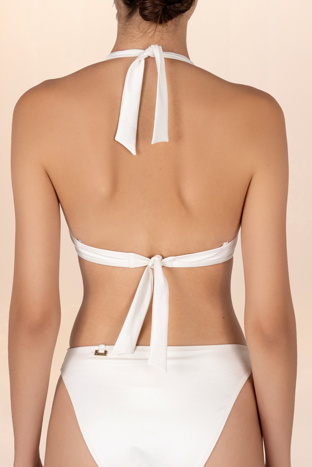 Halter Corset Bikini Top Novara Offwhite