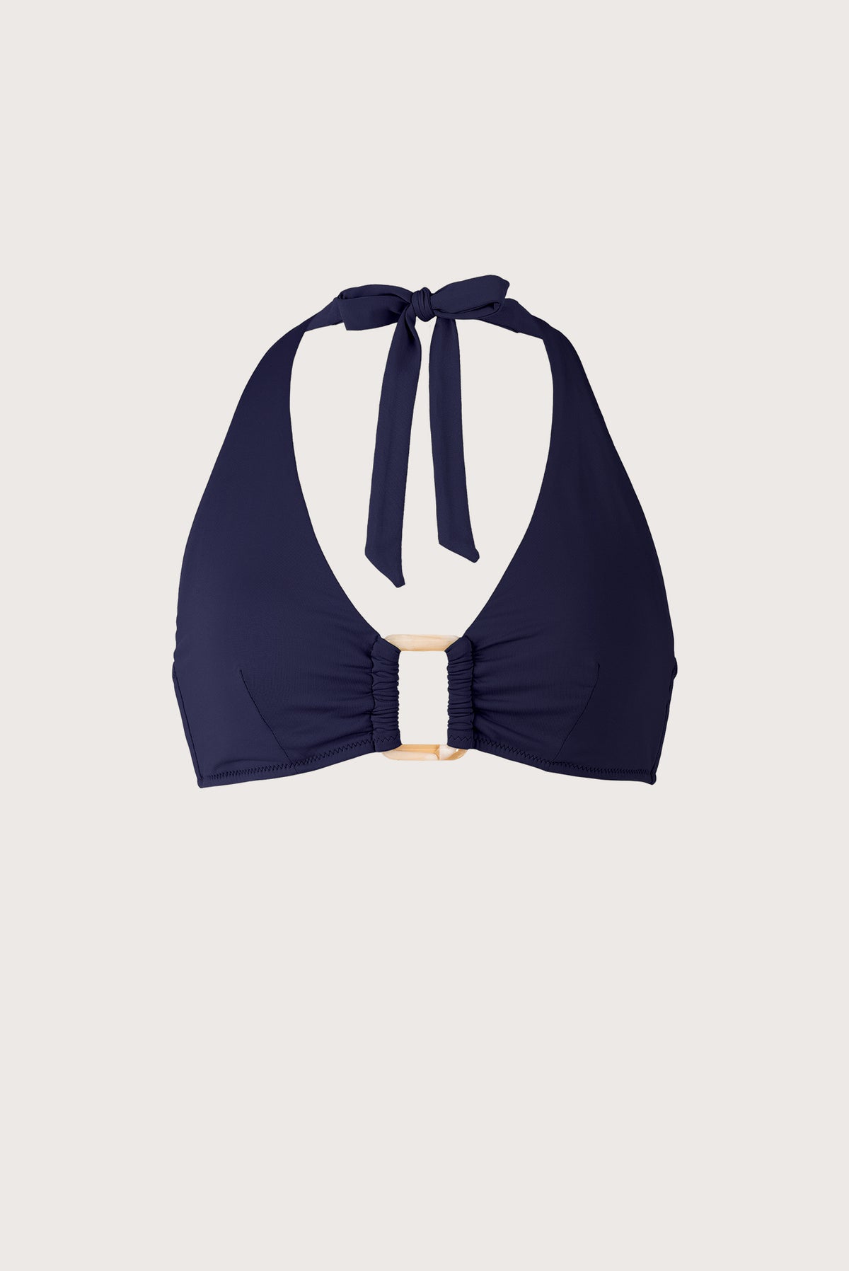 Top Halter Argolla Eclipse en azul marino
