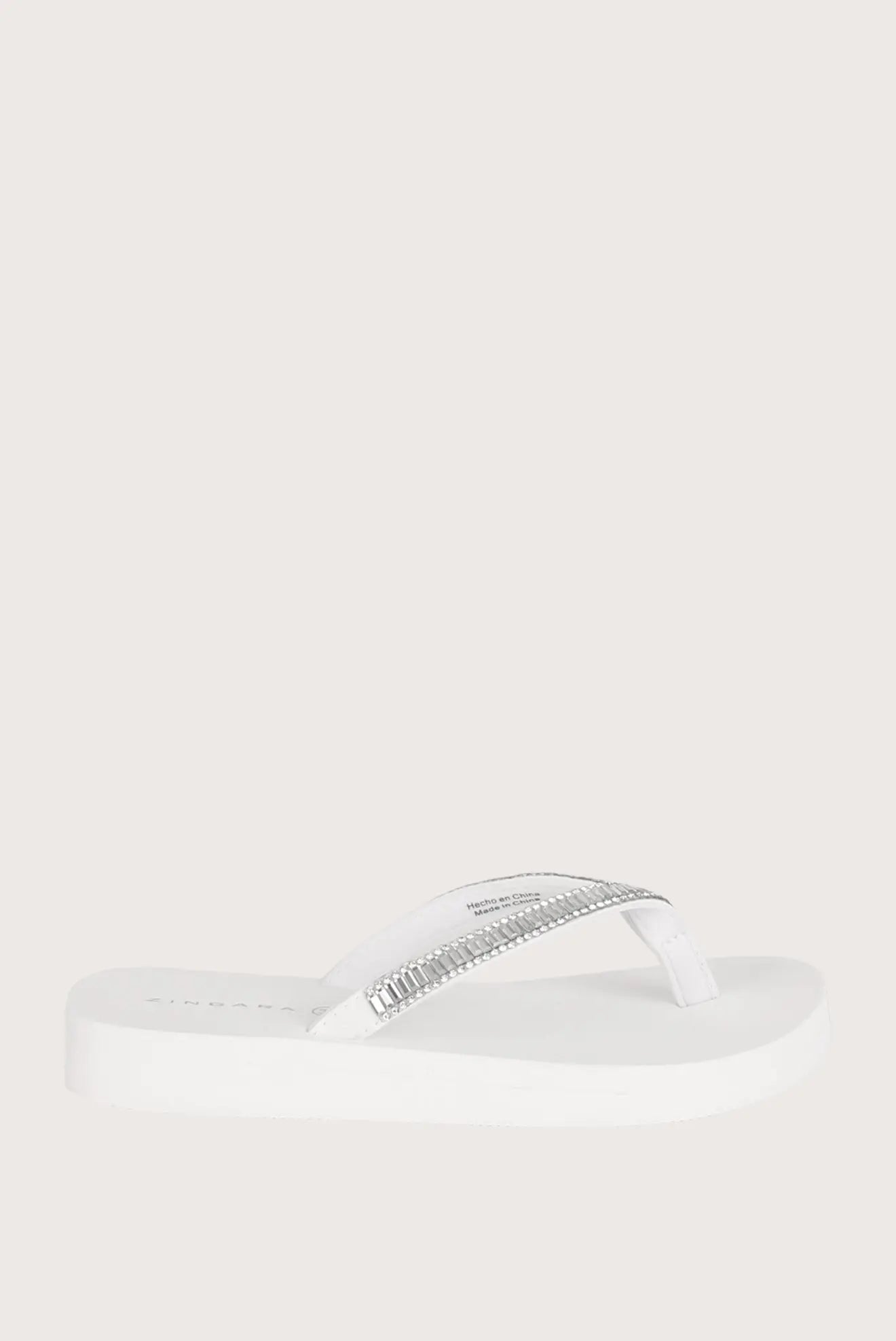 SANDALIAS BAJAS CARLOTA BLANCO Zingara