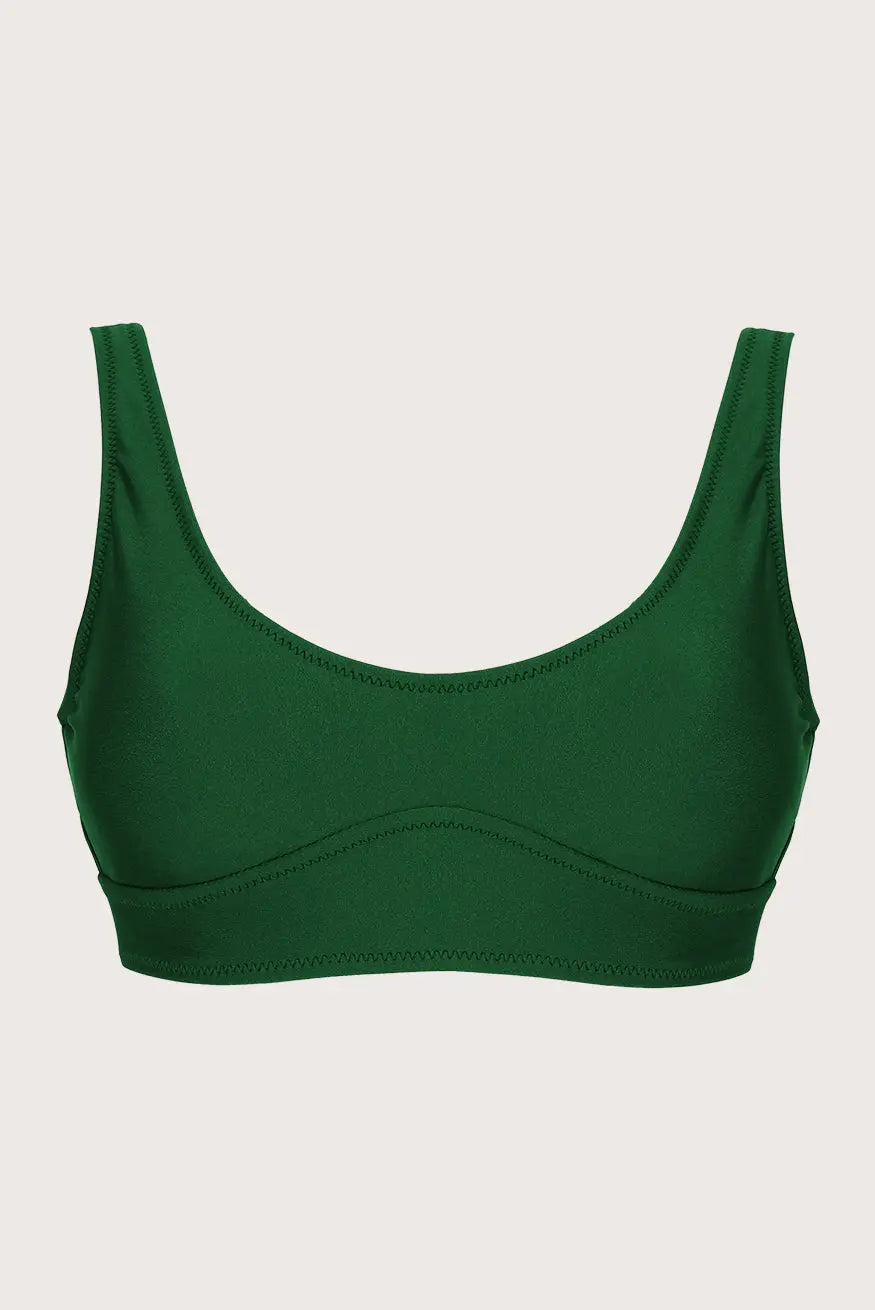 TOP CON FAJA CARVICO  VERDE Zingara