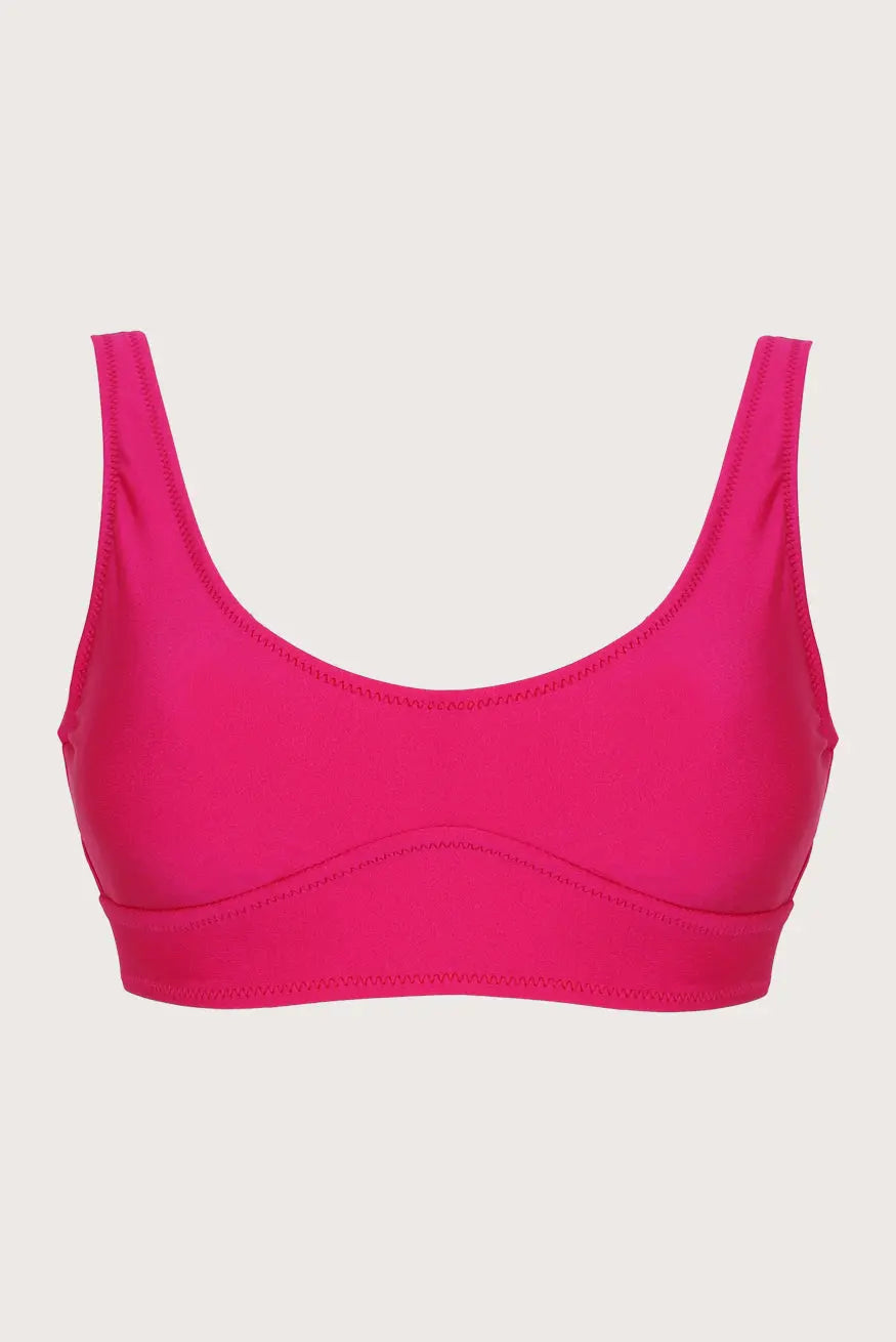 TOP CON FAJA CARVICO ROSA Zingara