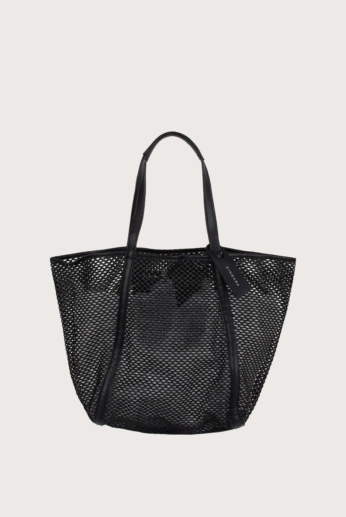 BOLSA MESH TOTE NEGRO Zingara