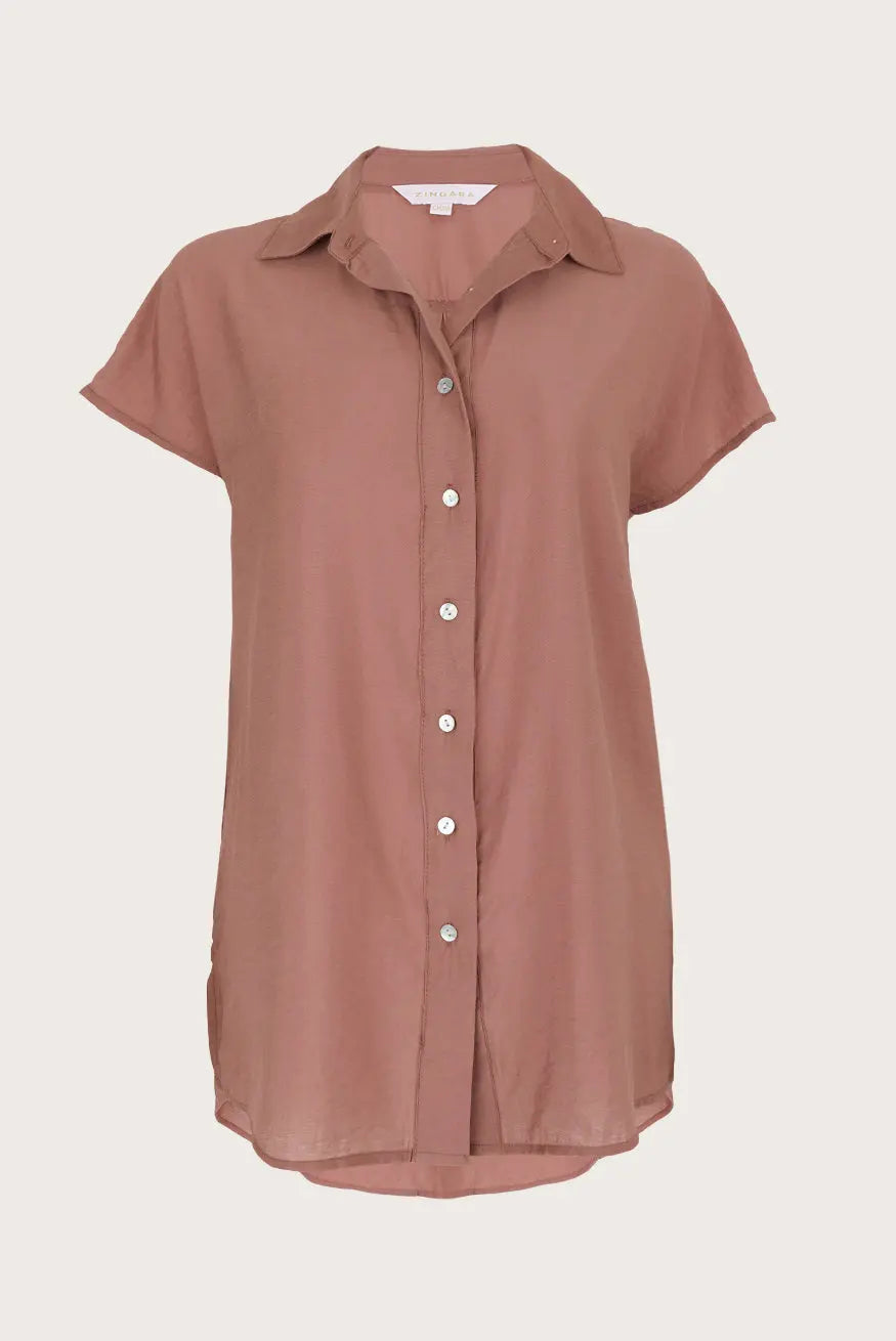 CAMISA WIDE ORO ROSA Zingara