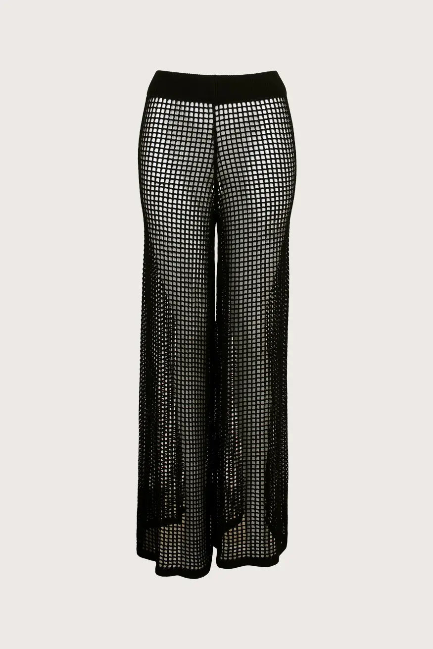 PANTALÓN CROCHET SUNSET NEGRO Zingara