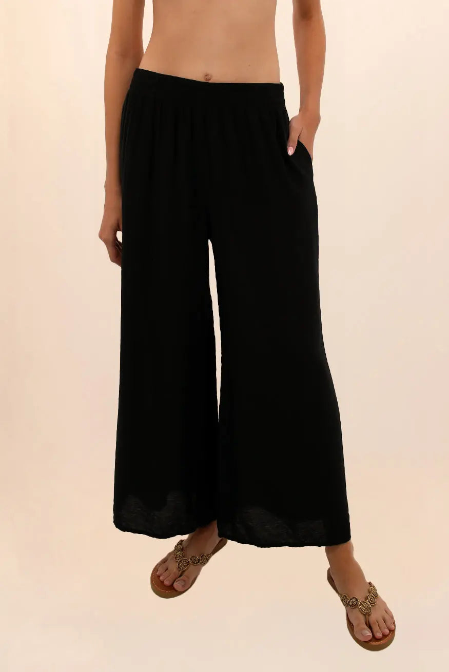 PANTALÓN WIDE NEGRO Zingara