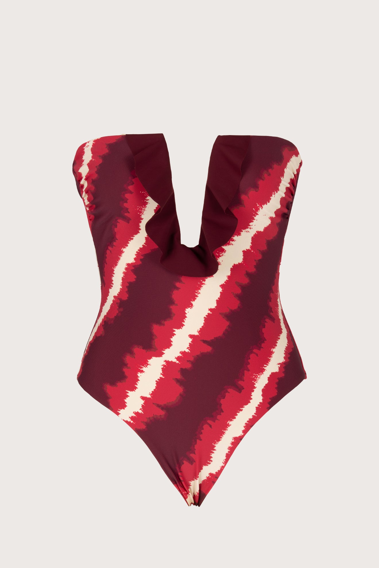 Lyon Ruffle Bandeau One-Piece