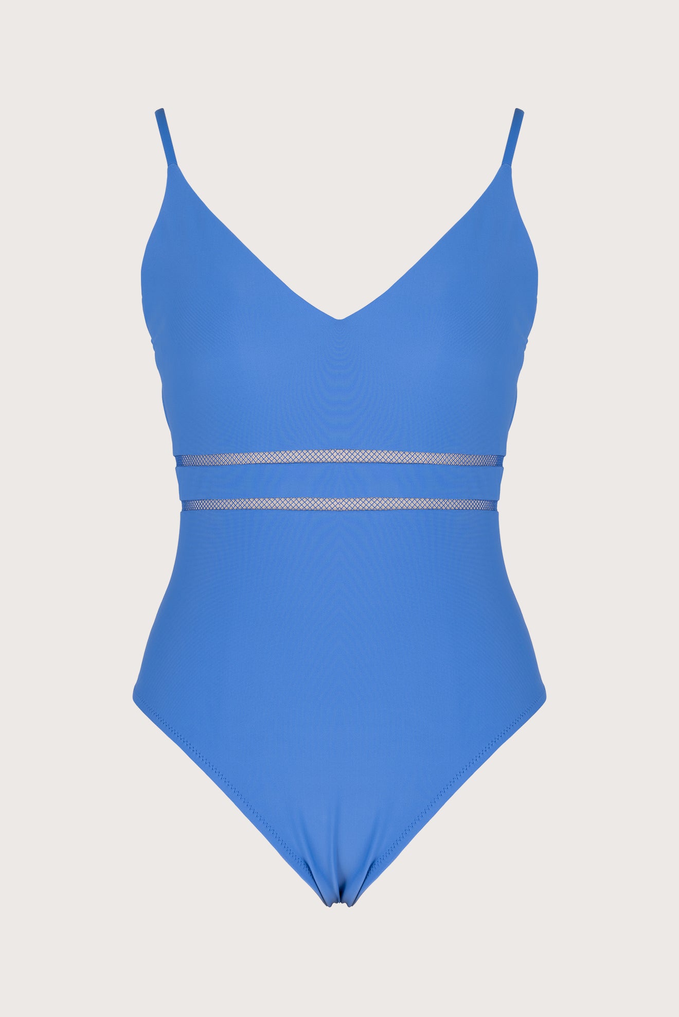 Ruan Ladder Detail T-Shirt One-Piece Blue