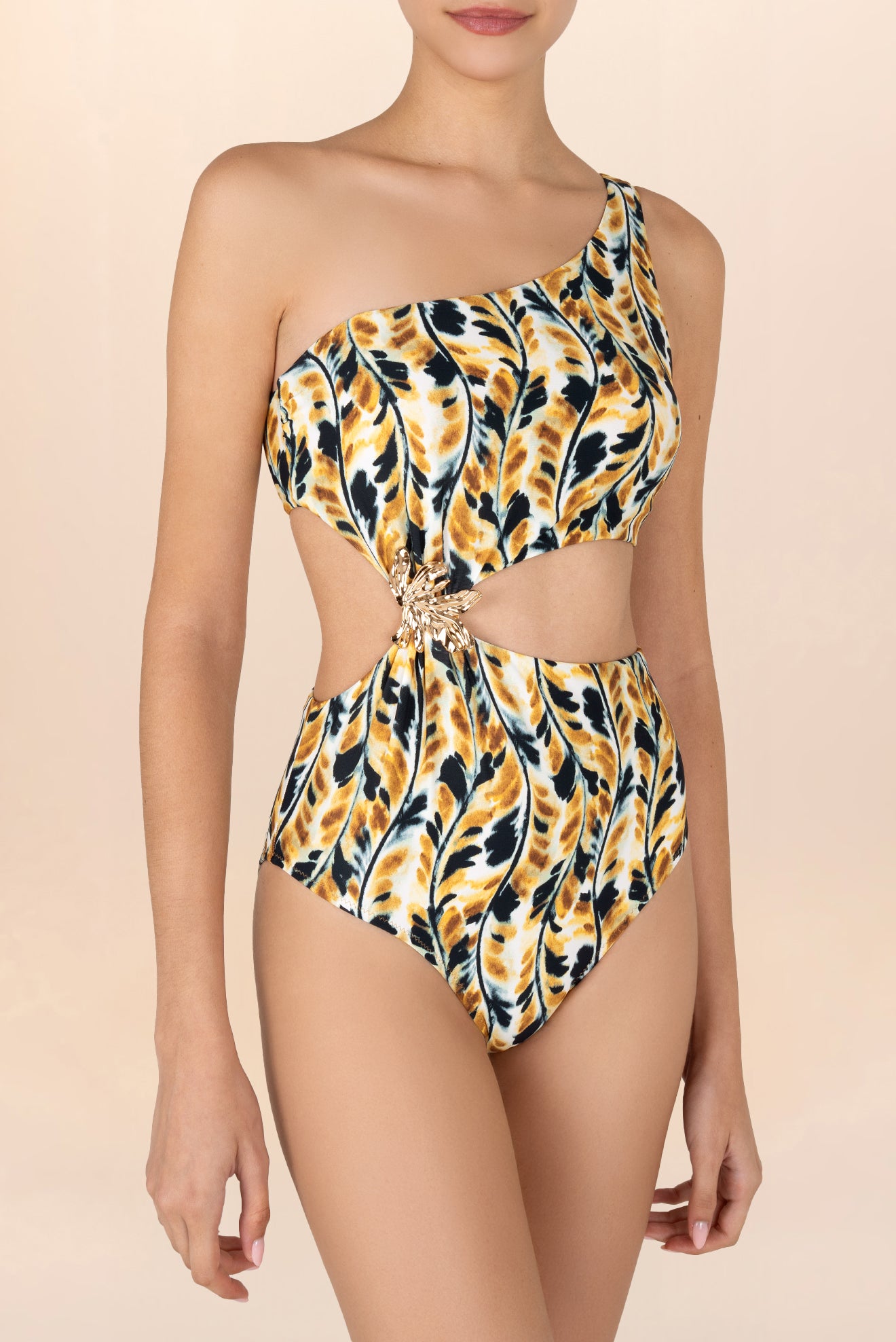 Suno One-Shoulder Accessory Trikini