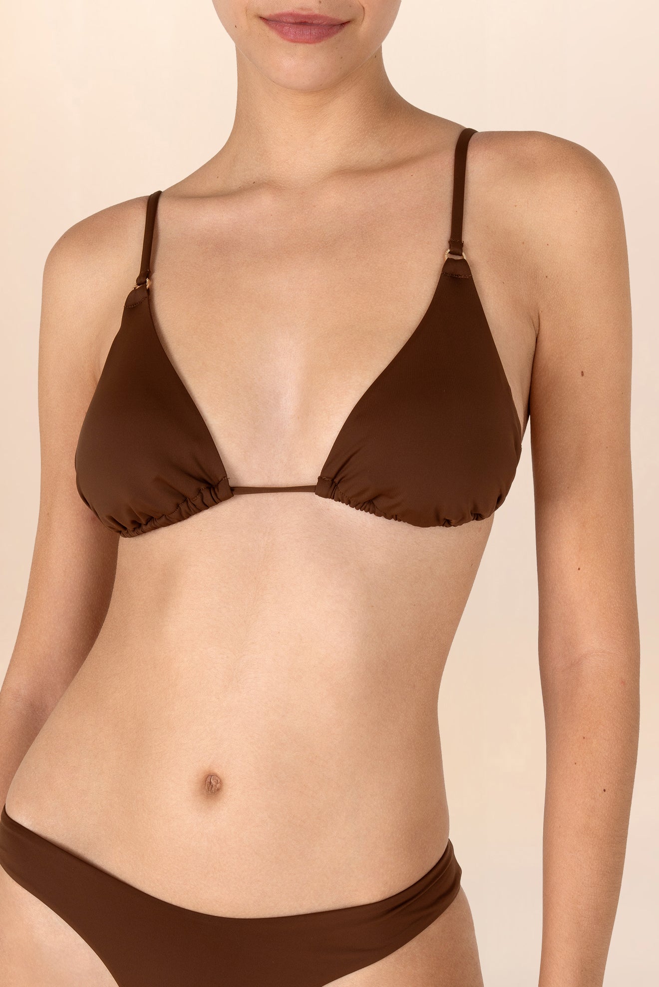 Foreverstarry Triangle Top Brown