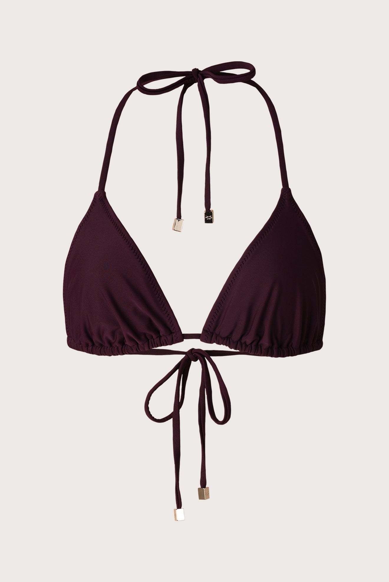 Violet Beads Triangle Top