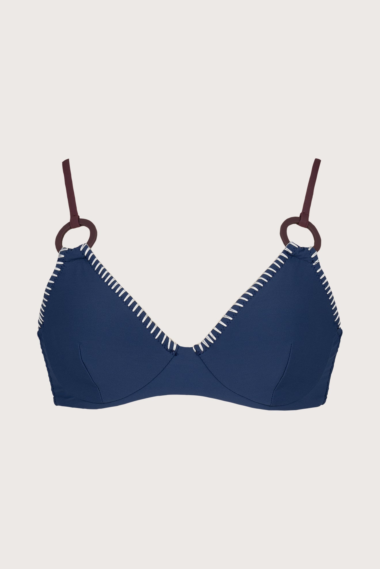 Corset Ring Bikini Top Sarzay Blue