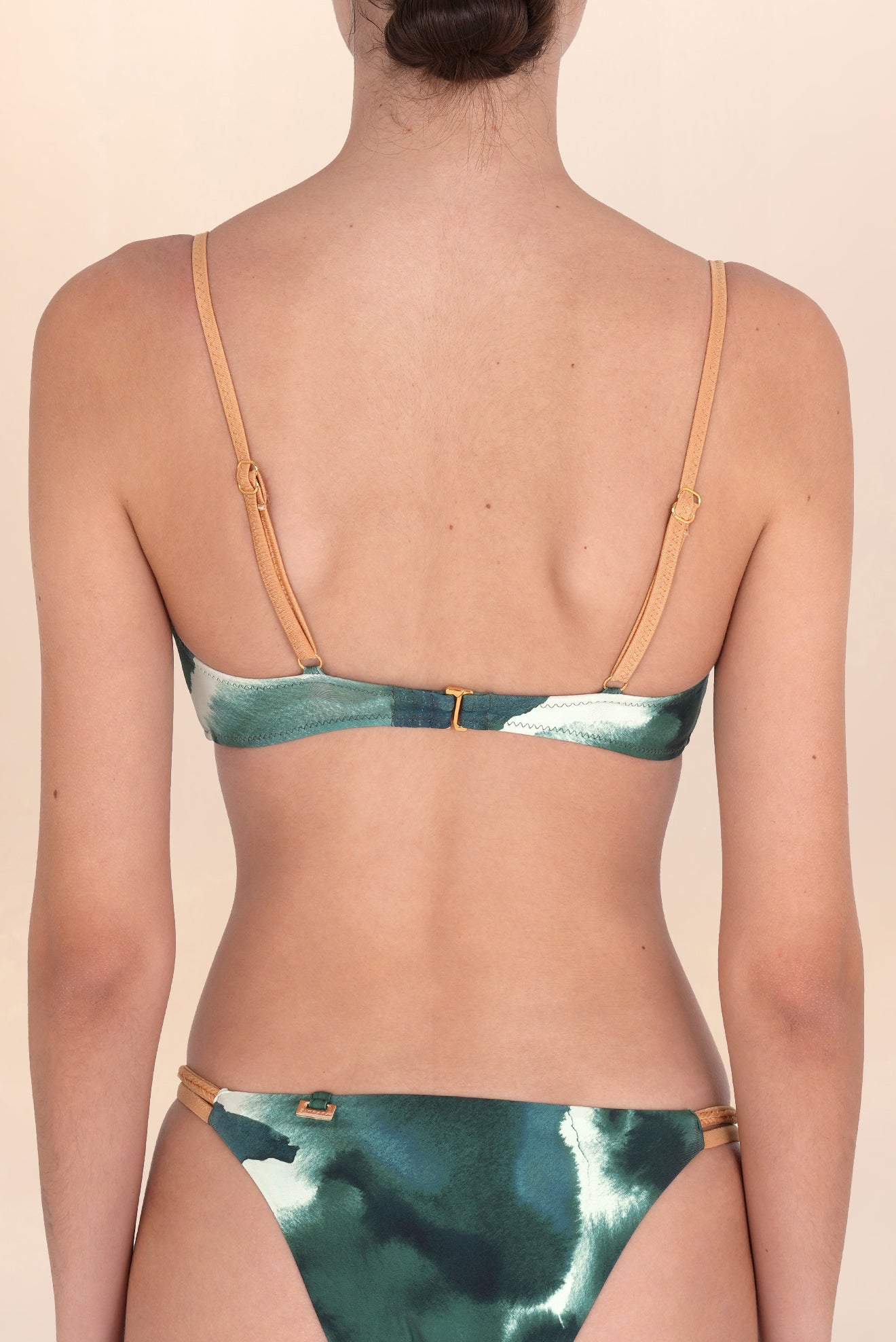 Triangle Bikini Top with Braided Straps Cluis