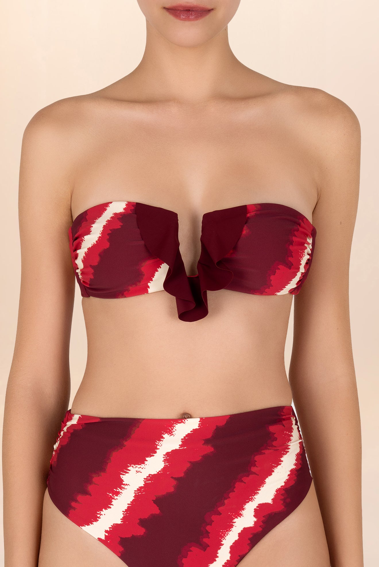 Lyon Ruffle Bandeau Top