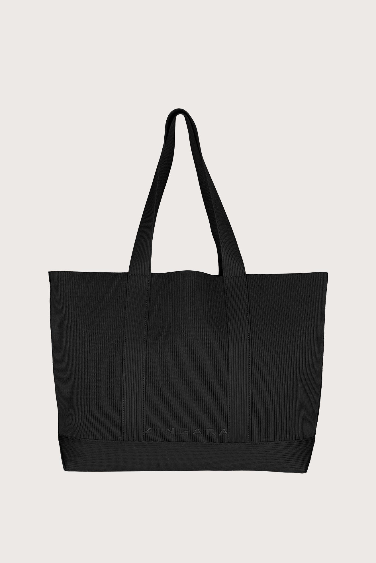 Naya Oversized Black Tote Bag - Timeless & Spacious
