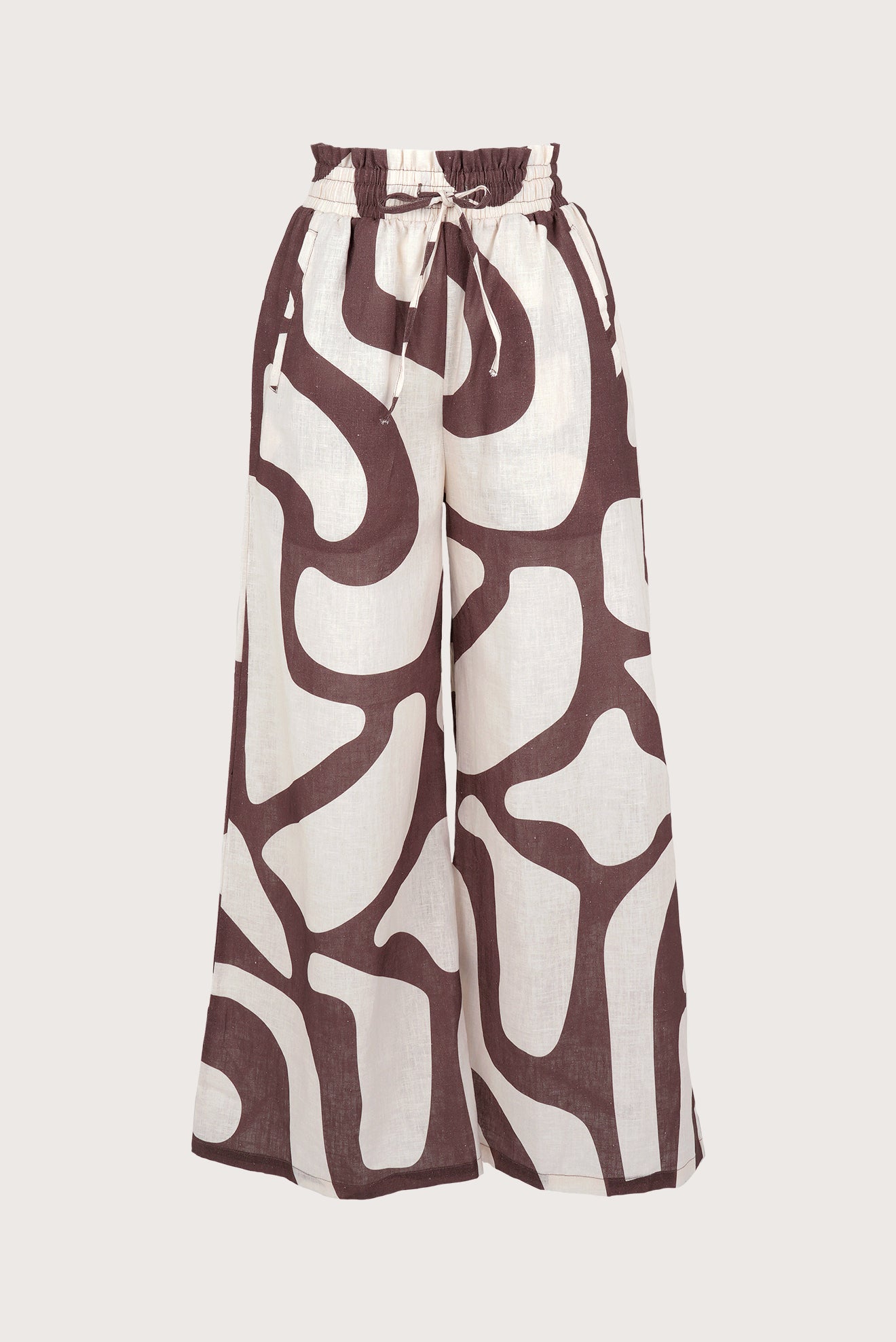 Wide-Leg Linen Pants Niza