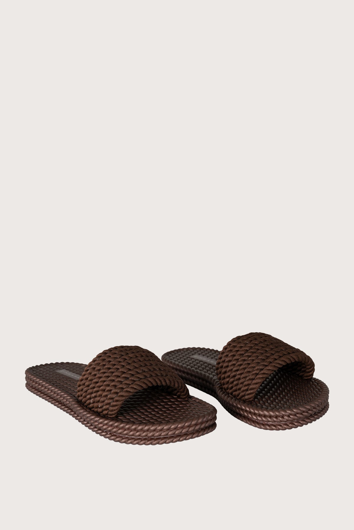 Coffee Rope Sandals - Rustic Texture & Natural Style