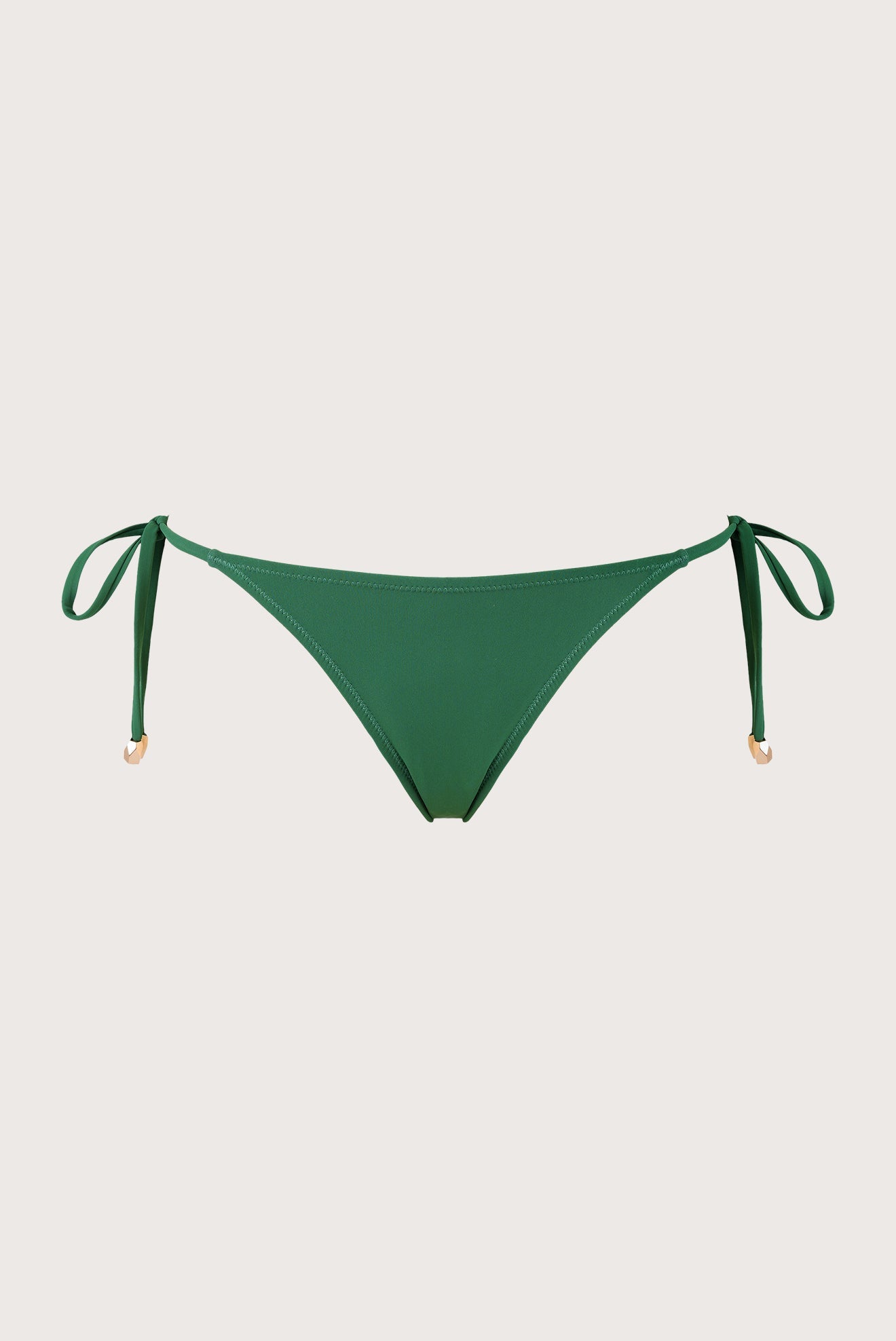 Green Tie-Side Thong Bottom