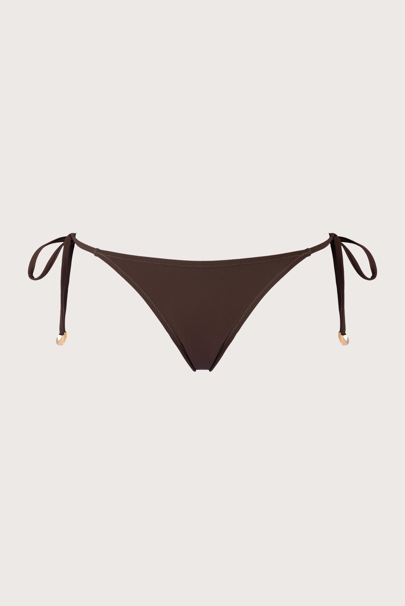 Chocolate Tie-Side Thong Bottom