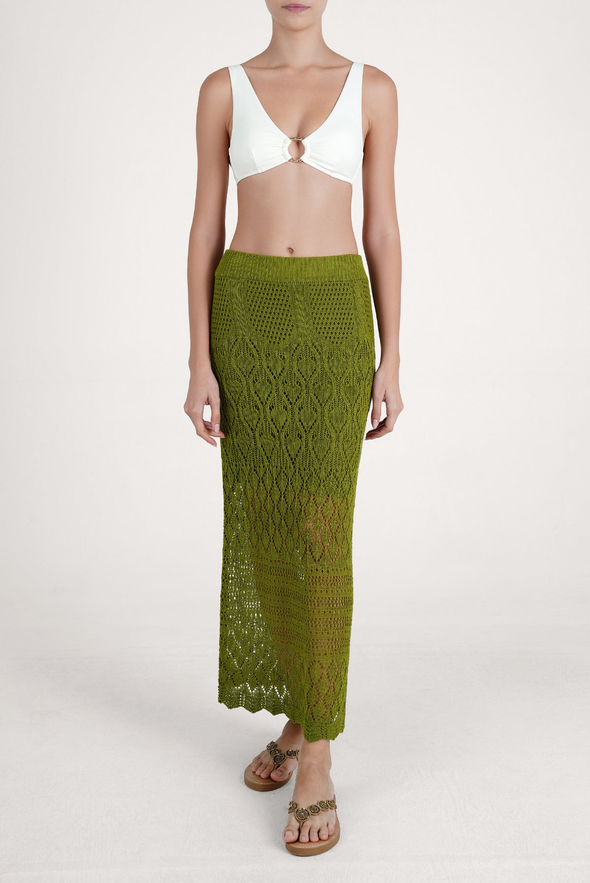  Caraiba Long Skirt Green