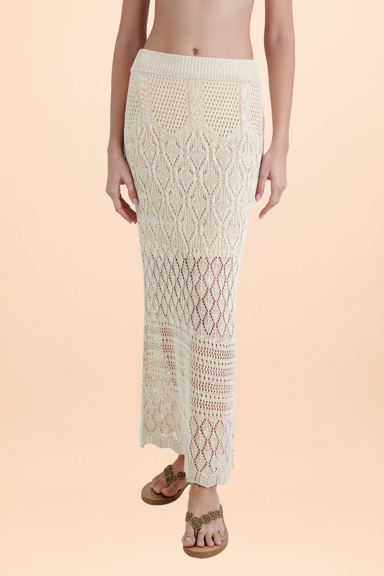 Caraiba Long Skirt Gold