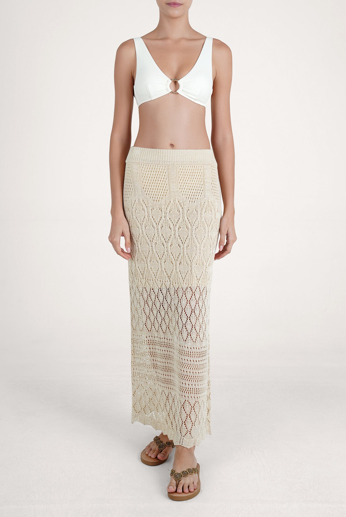 Caraiba Long Skirt Gold