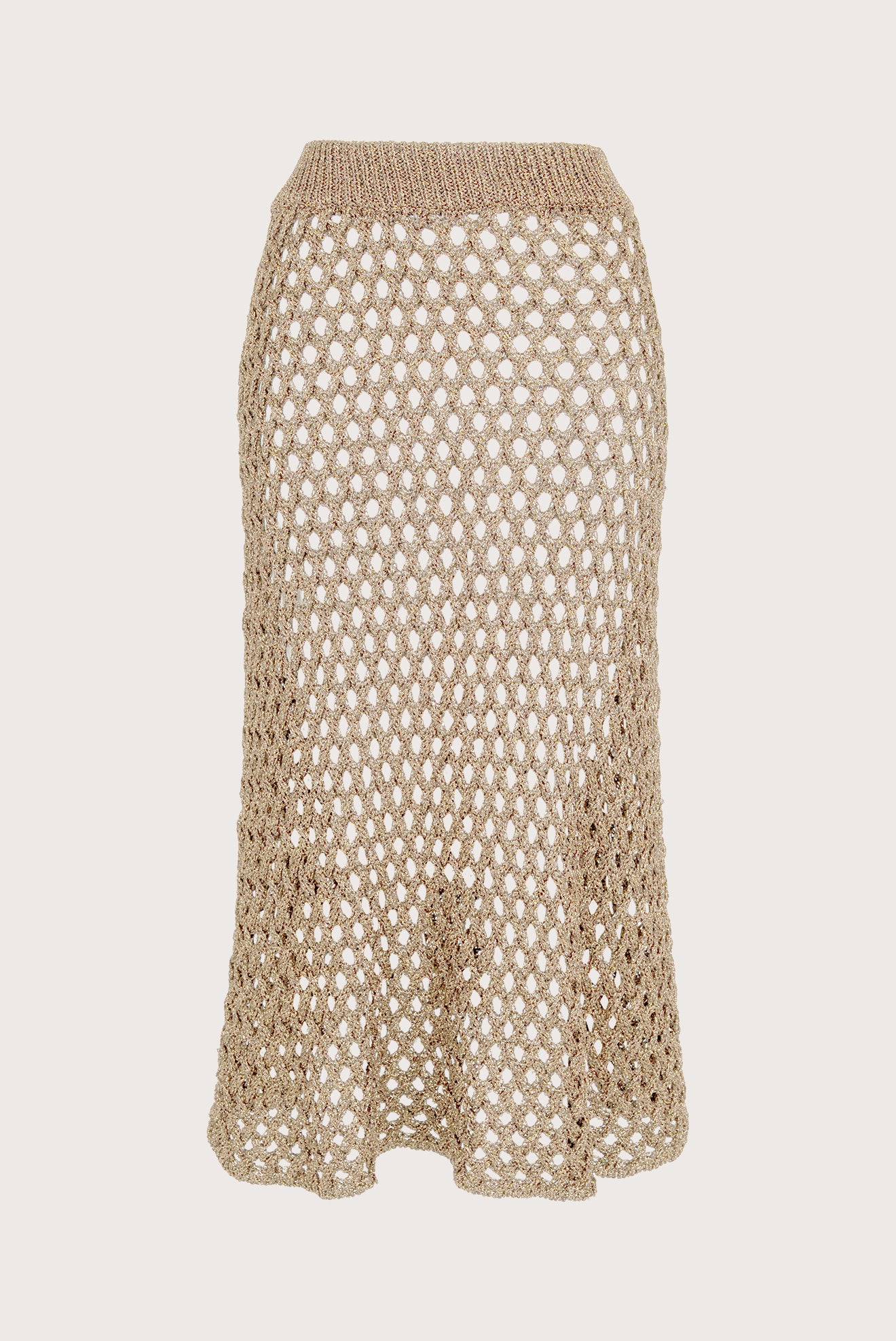 Falda Larga Calada Do Reis Beige