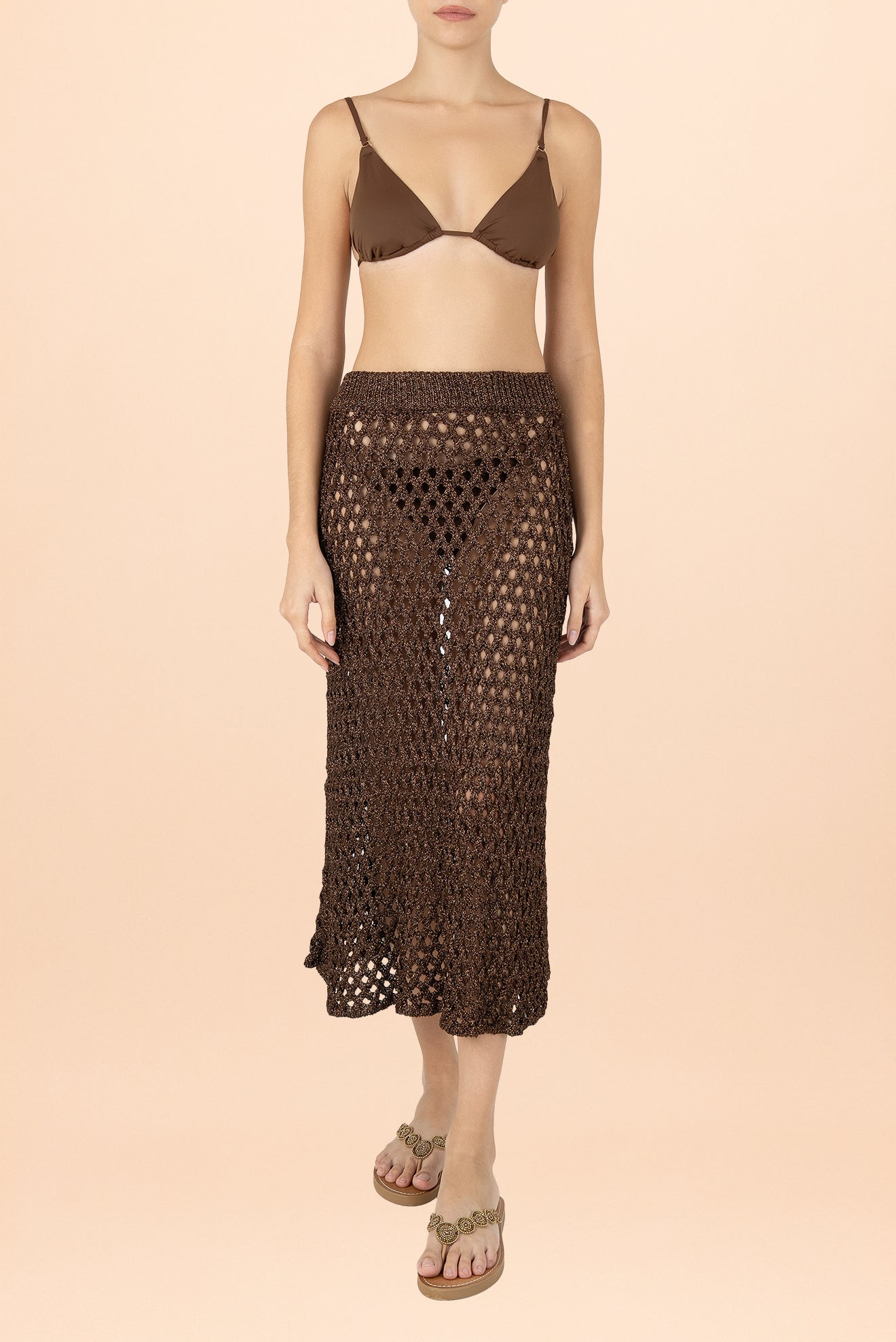 Falda Larga Calada Do Reis Café