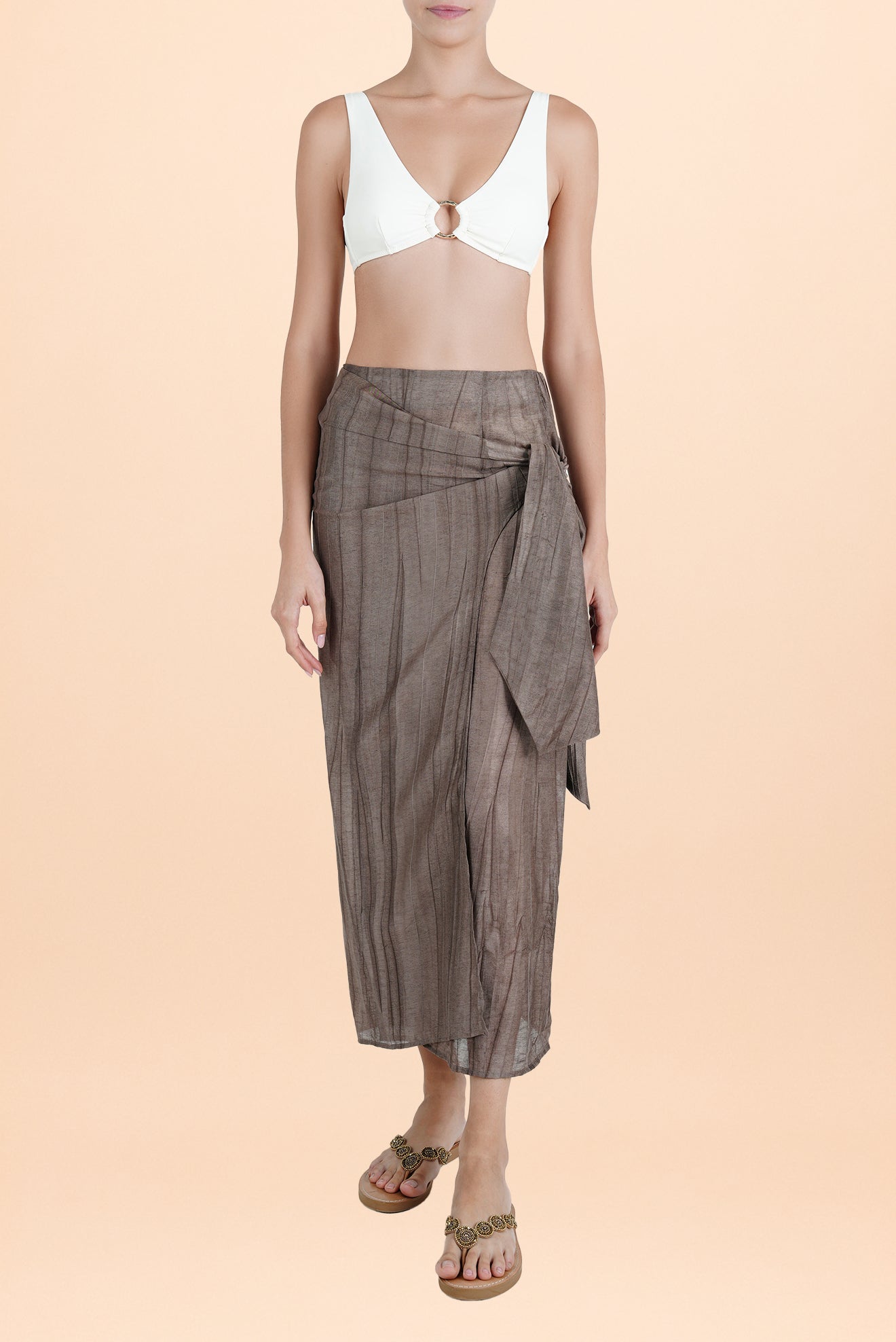 Long Skirt Brown