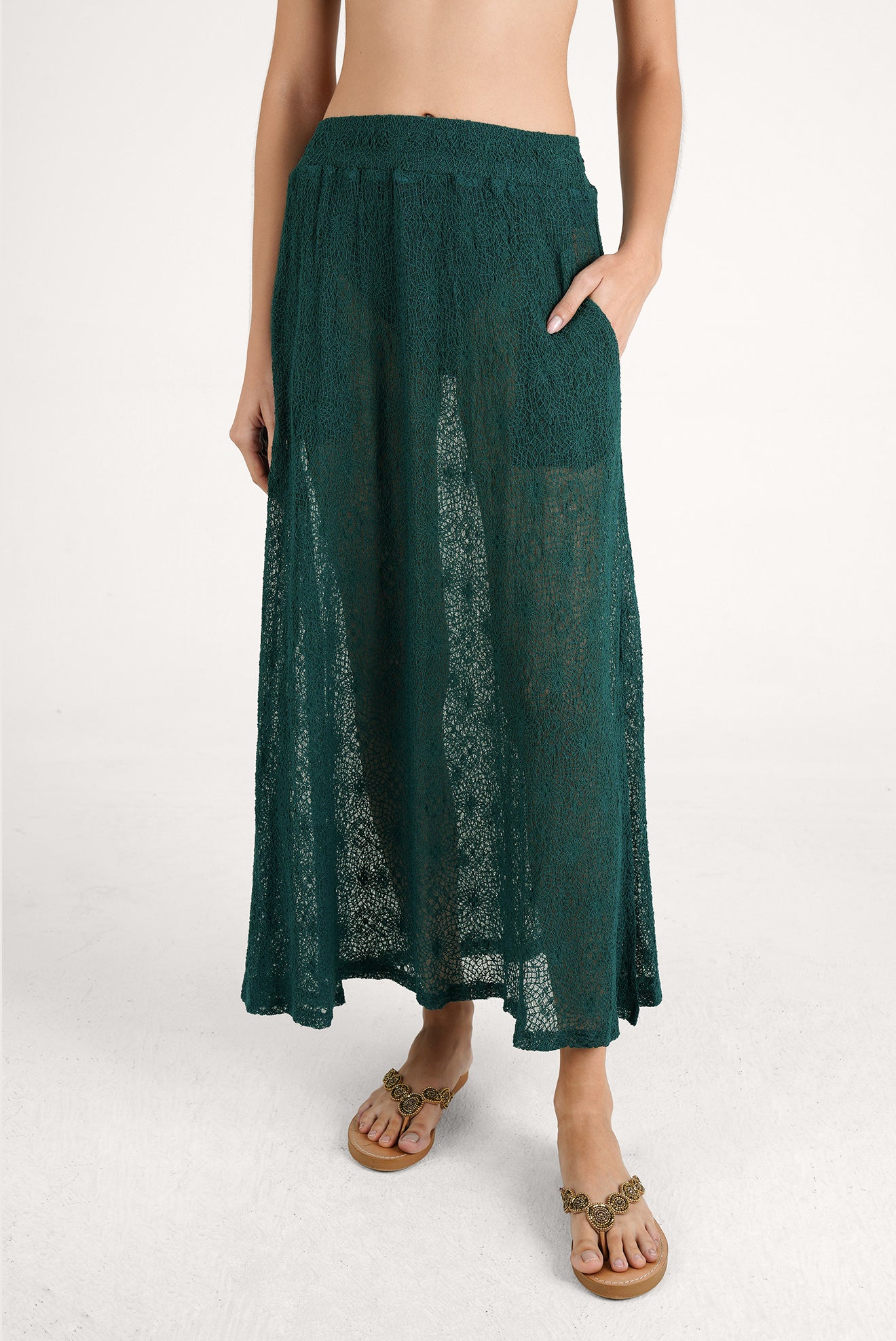 Vriesa Maxi Skirt Green
