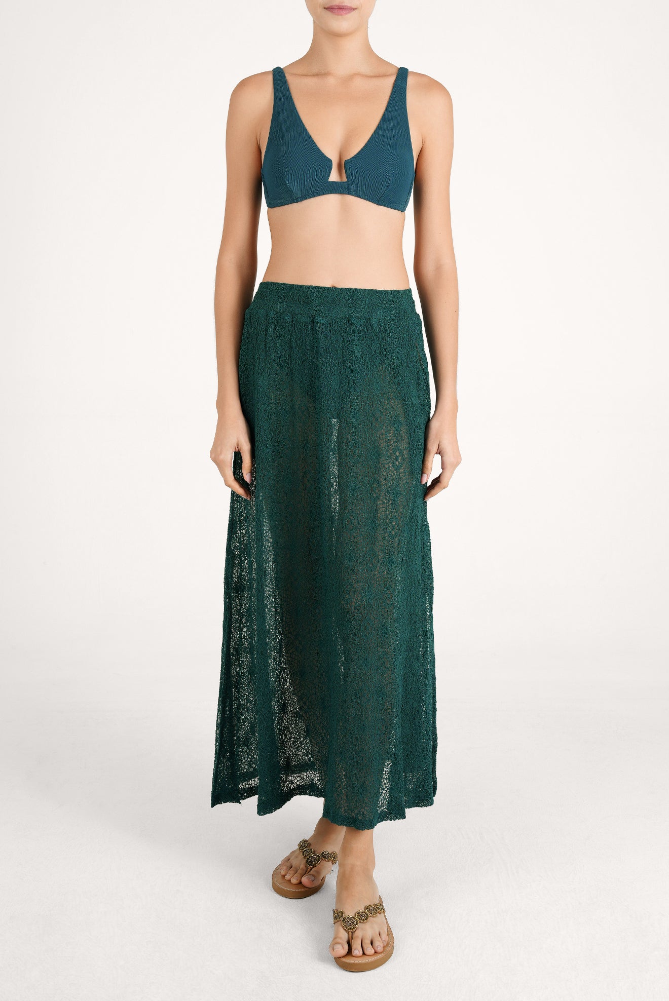 Vriesa Maxi Skirt Green