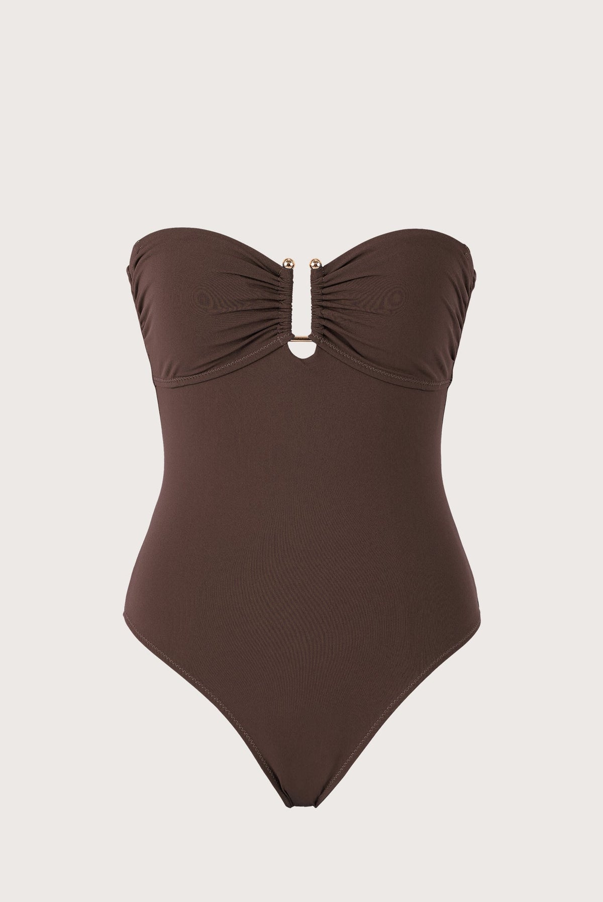 Top U One-Piece Swimsuit Chocolate