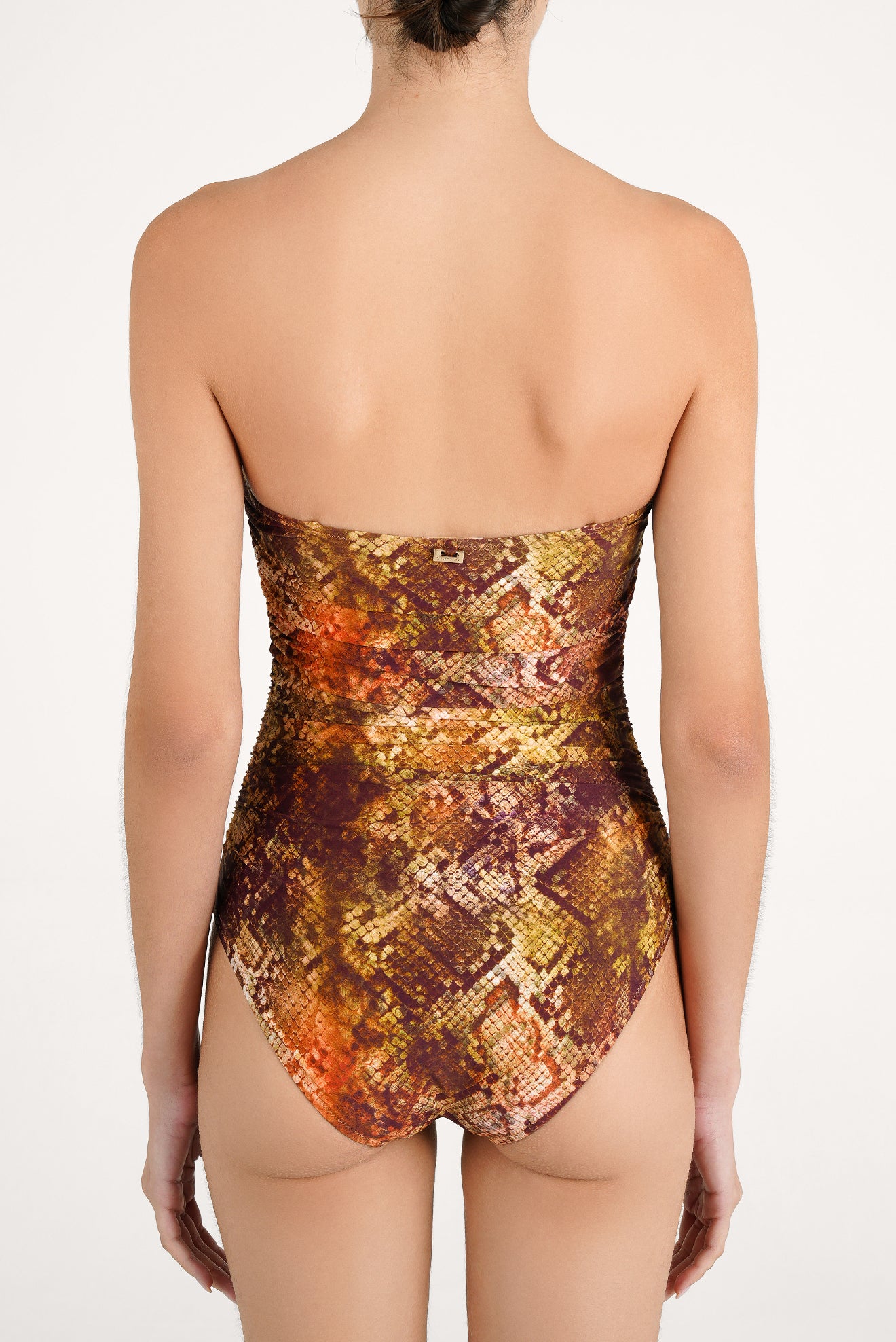 Kileya Embroidered Bandeau One-Piece