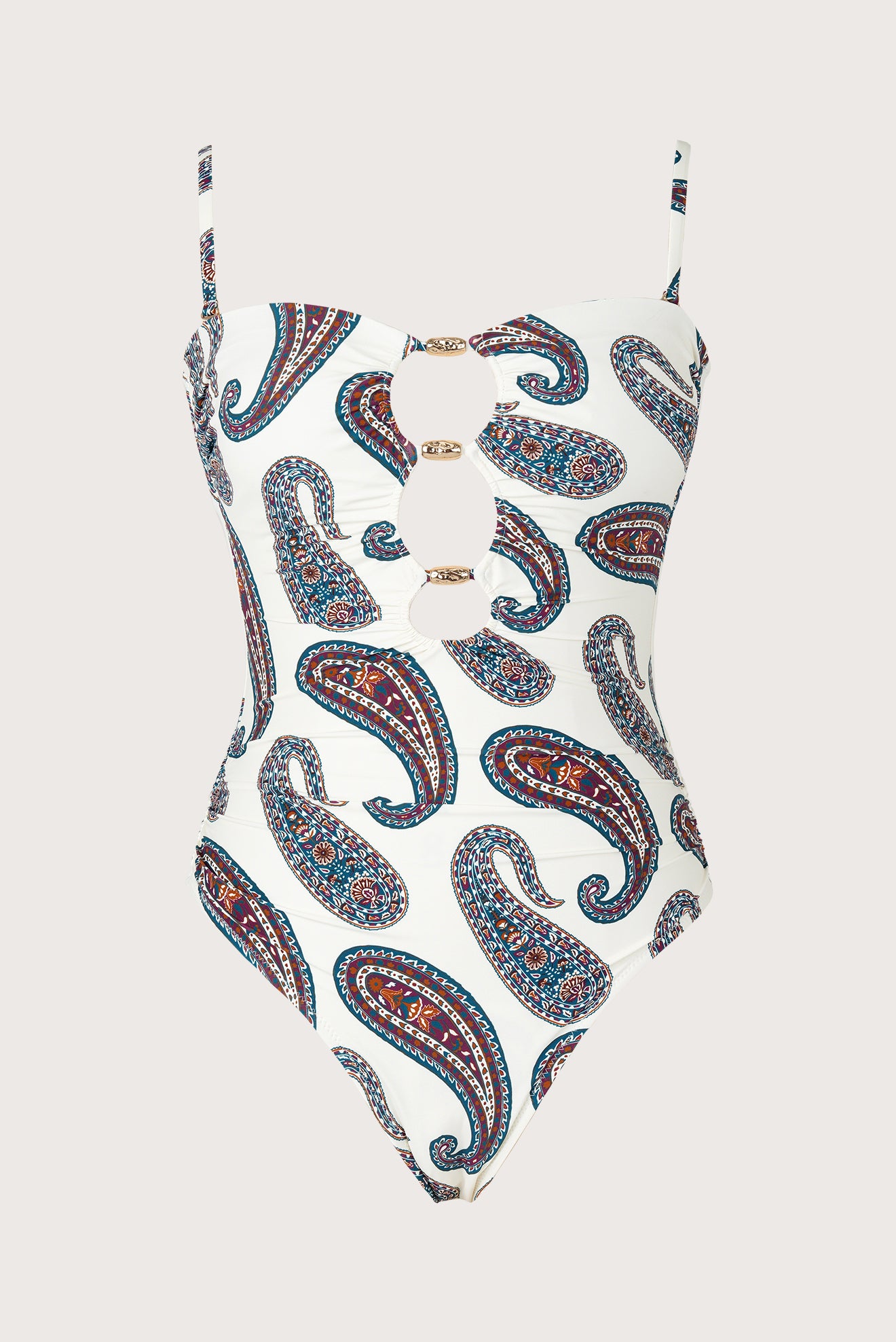 Oasis Metallic Detail Bandeau One-Piece