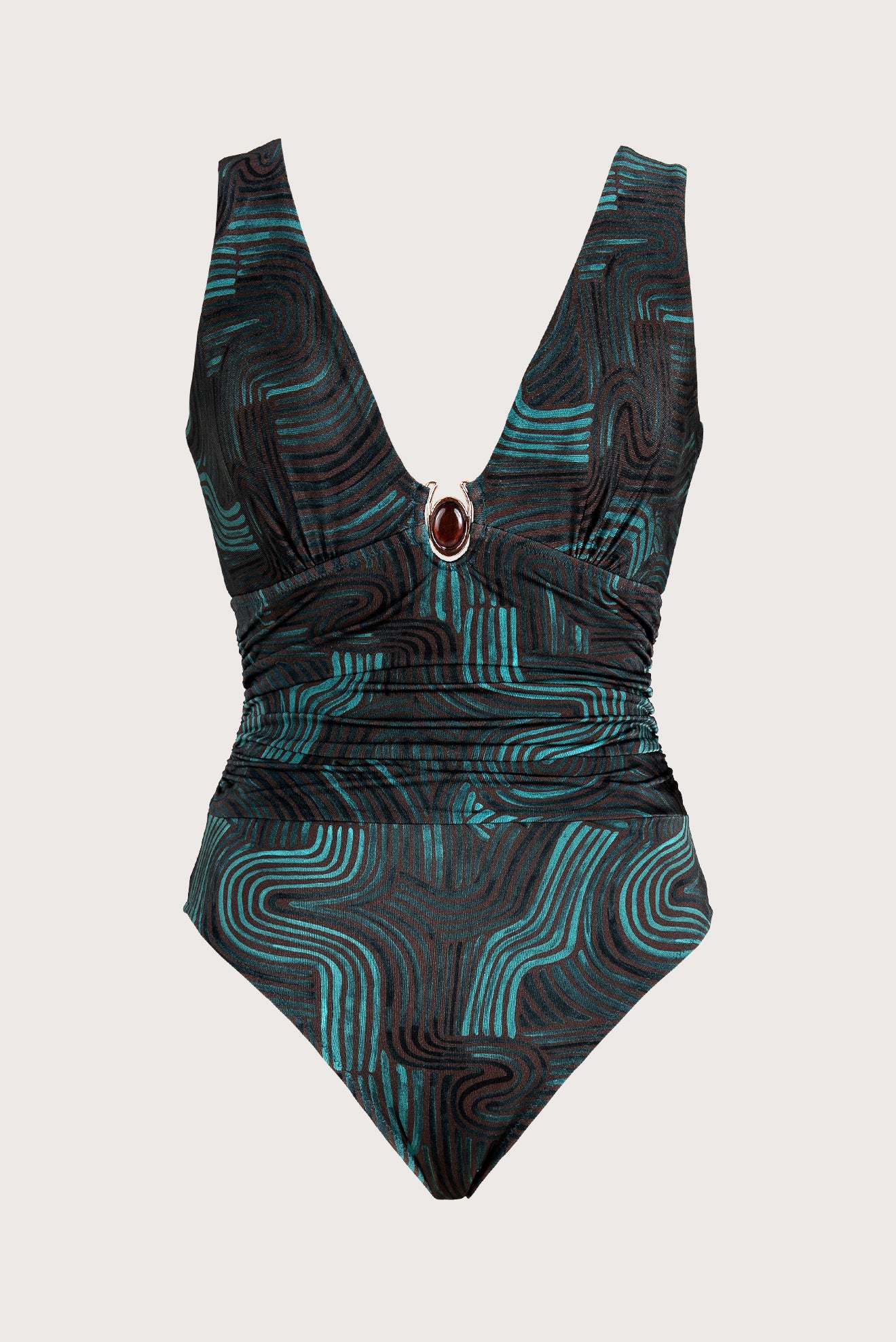 Cacao Halter One-Piece