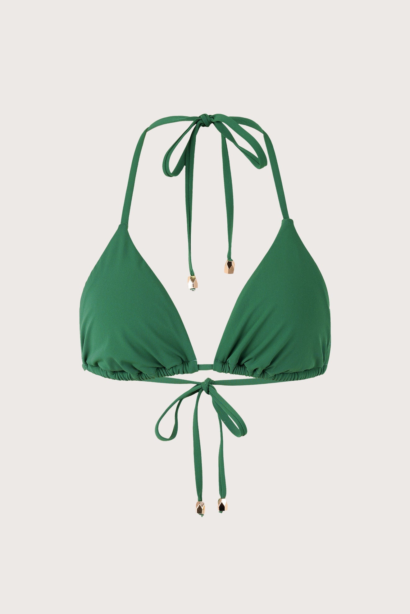 Strappy Triangle Top Green